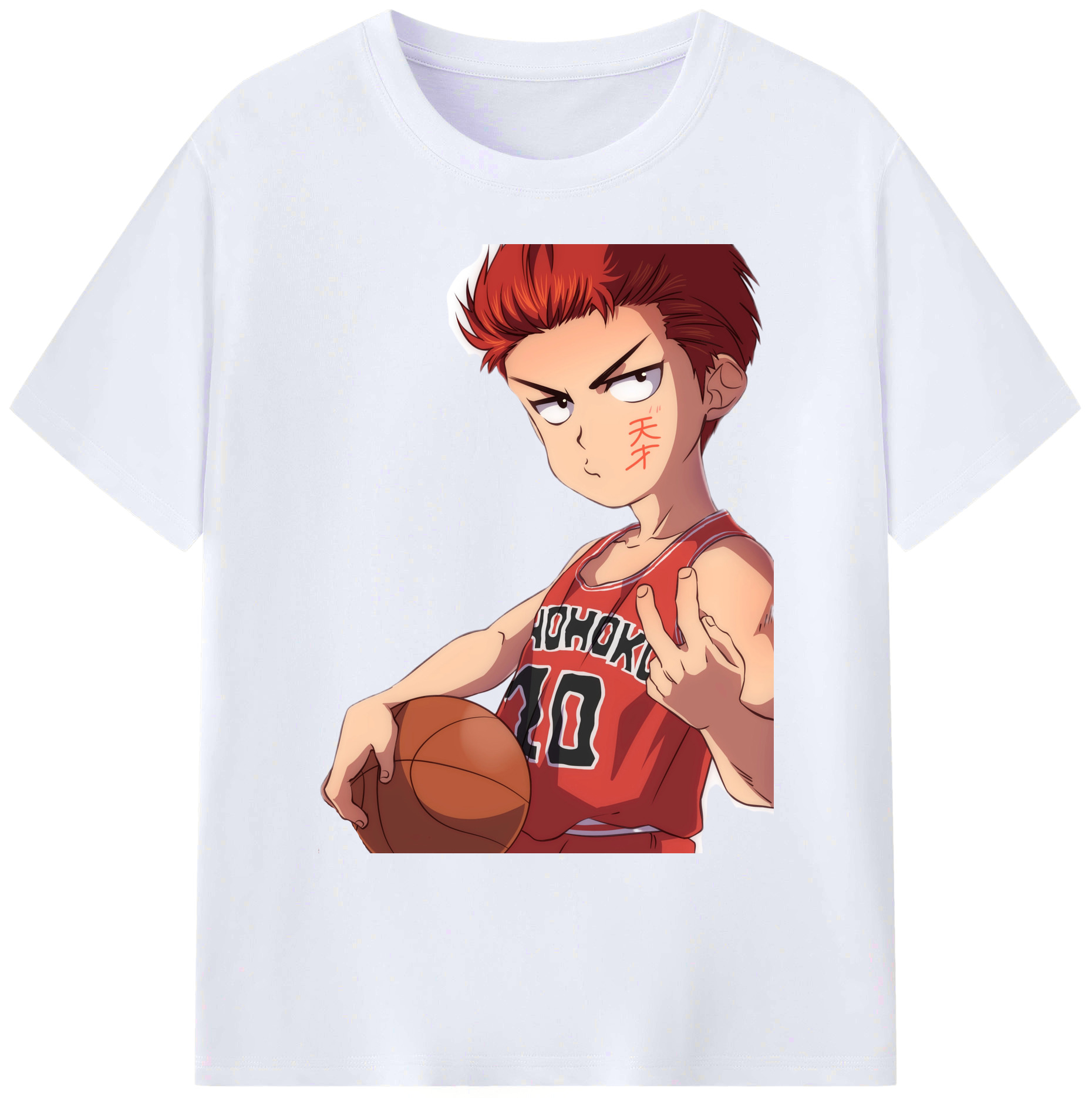 （画像用） SLAM DUNK／スラムダンク 綿100％ メンズ半袖Tシャツ｜肌触りやわらか＆通気性