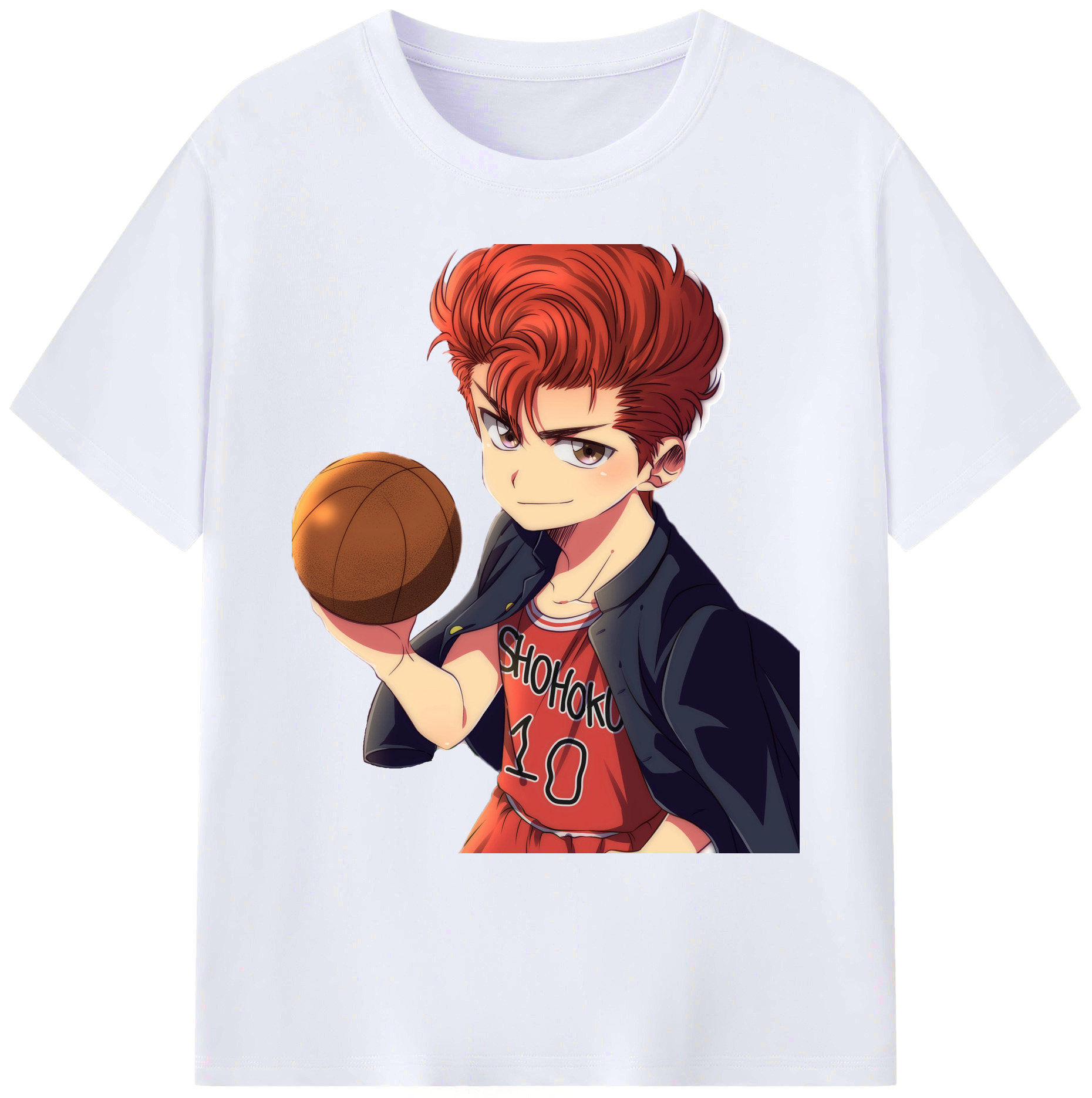 （画像用） SLAM DUNK／スラムダンク 綿100％ メンズ半袖Tシャツ｜肌触りやわらか＆通気性