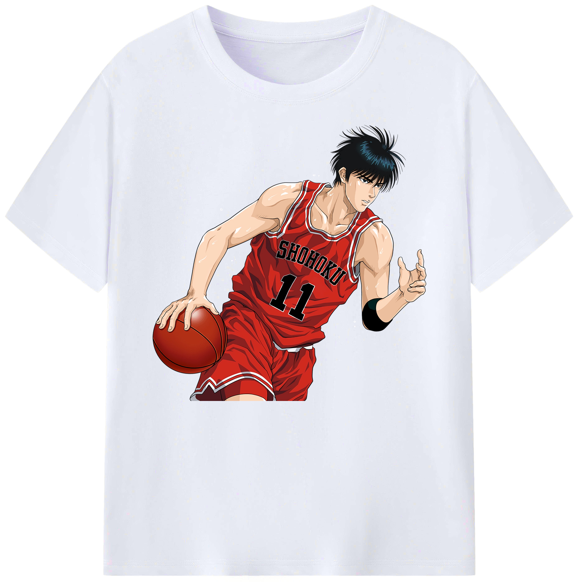 （画像用） SLAM DUNK／スラムダンク 綿100％ メンズ半袖Tシャツ｜肌触りやわらか＆通気性