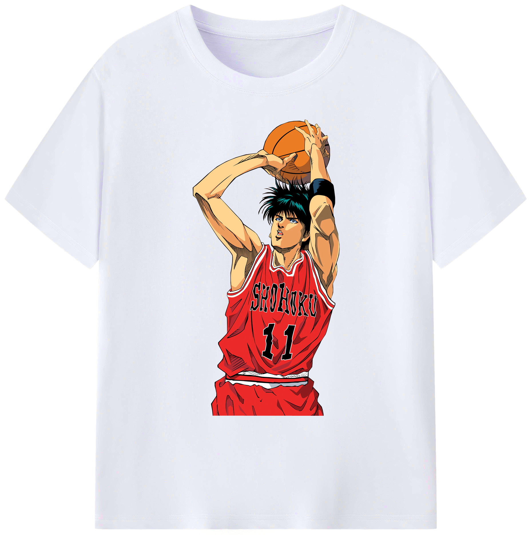 （画像用） SLAM DUNK／スラムダンク 綿100％ メンズ半袖Tシャツ｜肌触りやわらか＆通気性