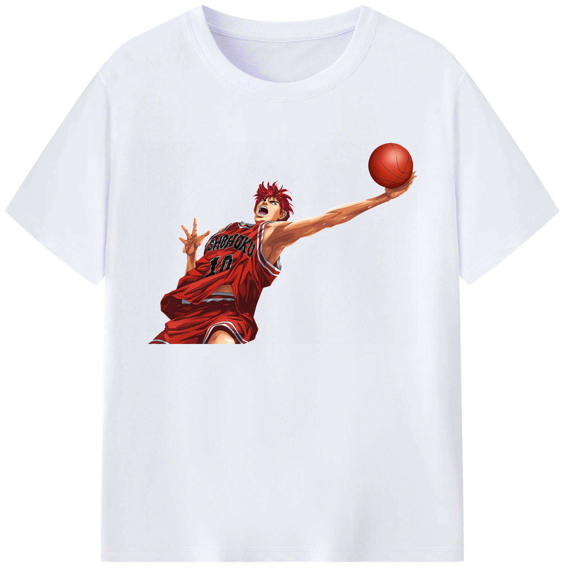 （画像用） SLAM DUNK／スラムダンク 綿100％ メンズ半袖Tシャツ｜肌触りやわらか＆通気性