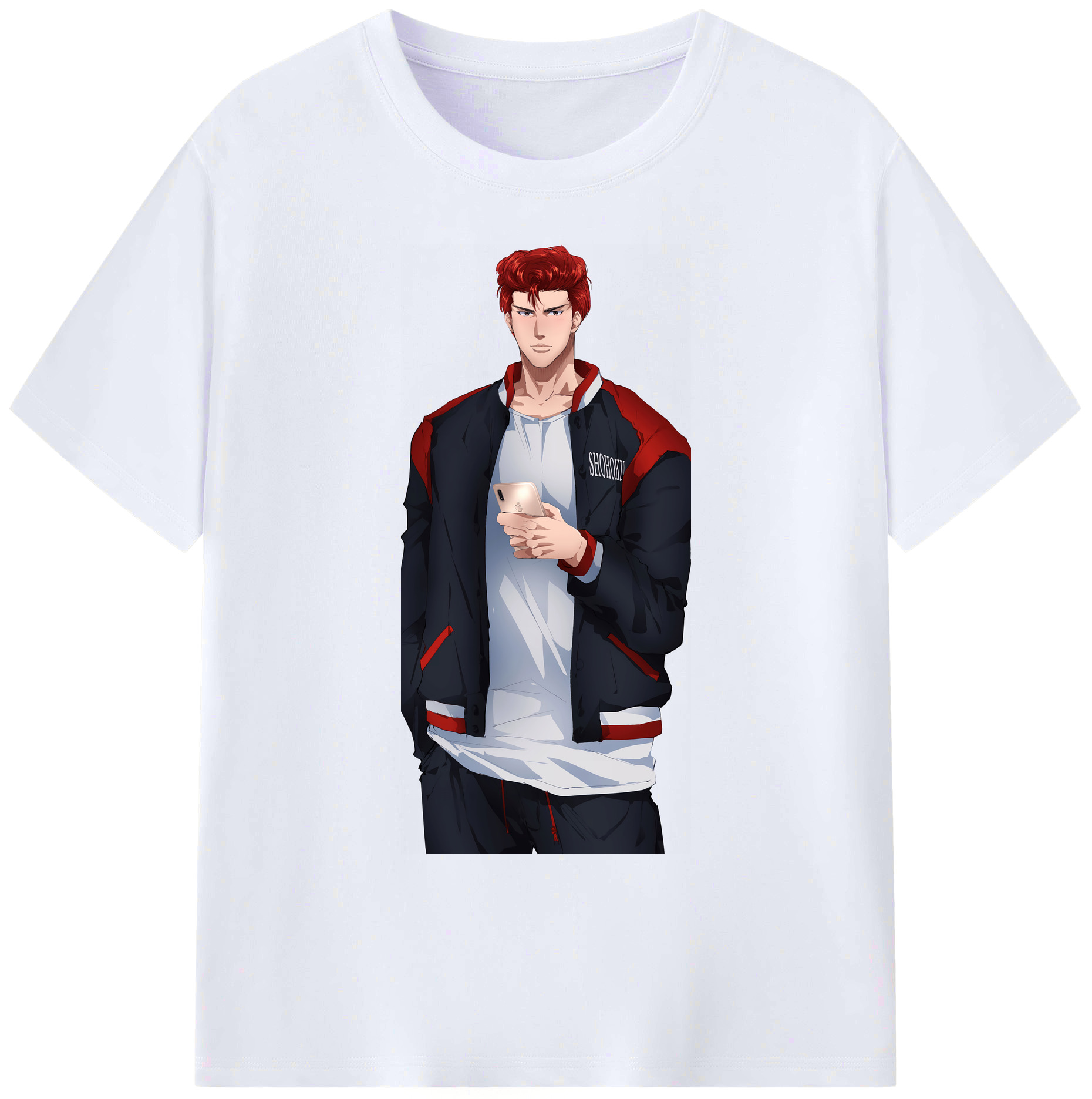 （画像用） SLAM DUNK／スラムダンク 綿100％ メンズ半袖Tシャツ｜肌触りやわらか＆通気性