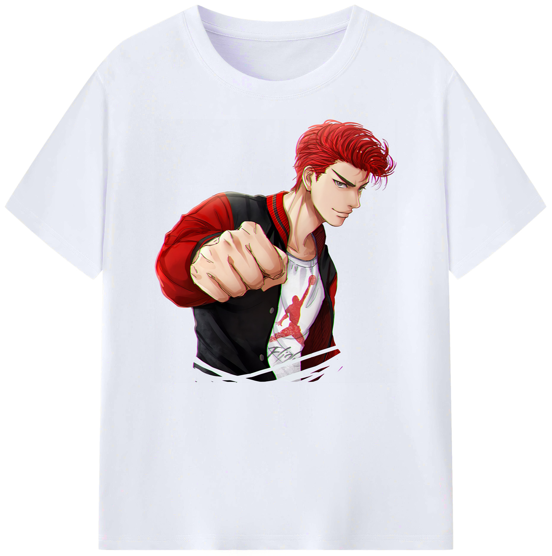 （画像用） SLAM DUNK／スラムダンク 綿100％ メンズ半袖Tシャツ｜肌触りやわらか＆通気性