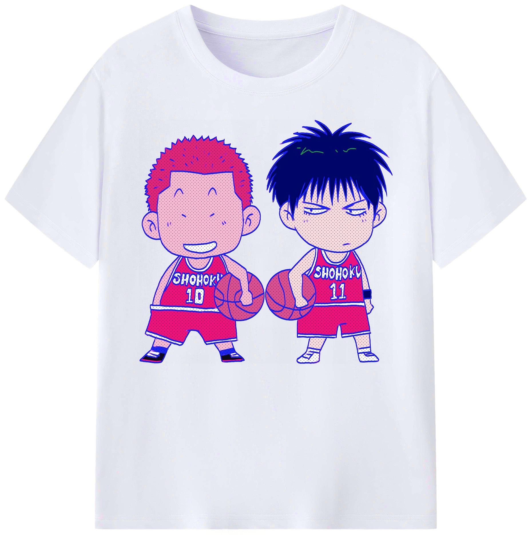 （画像用） SLAM DUNK／スラムダンク 綿100％ メンズ半袖Tシャツ｜肌触りやわらか＆通気性