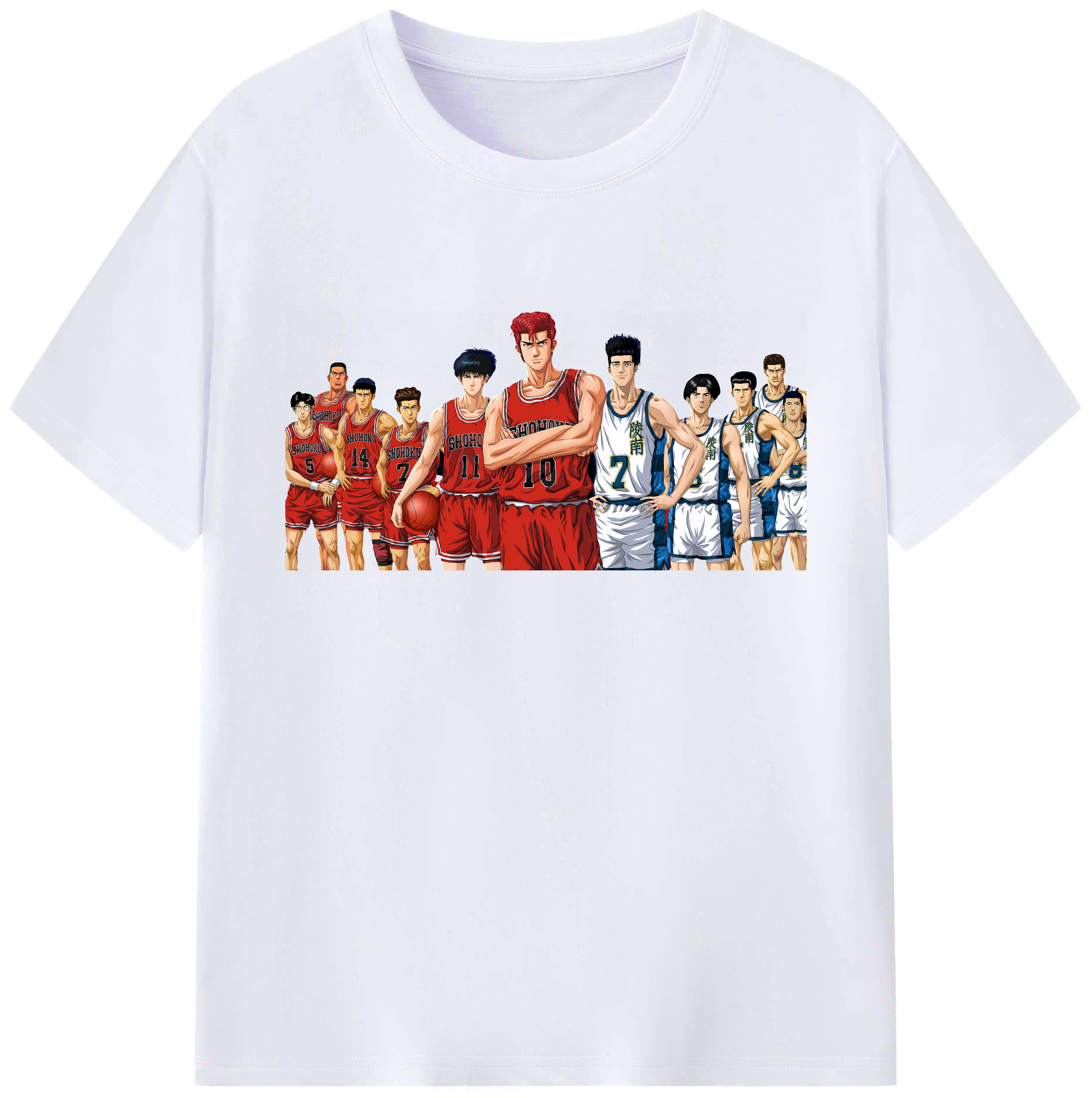 （画像用） SLAM DUNK／スラムダンク 綿100％ メンズ半袖Tシャツ｜肌触りやわらか＆通気性