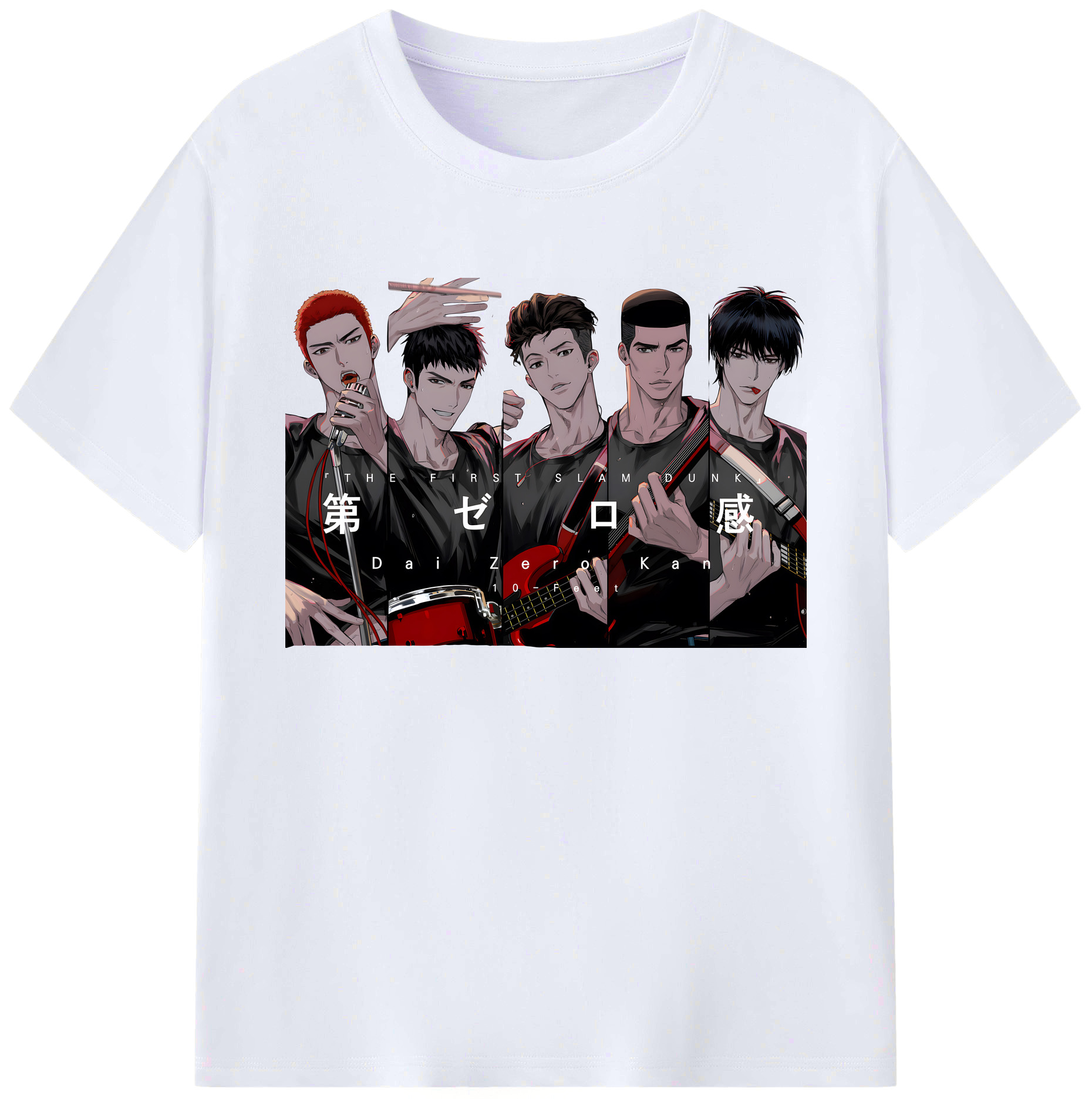 （画像用） SLAM DUNK／スラムダンク 綿100％ メンズ半袖Tシャツ｜肌触りやわらか＆通気性