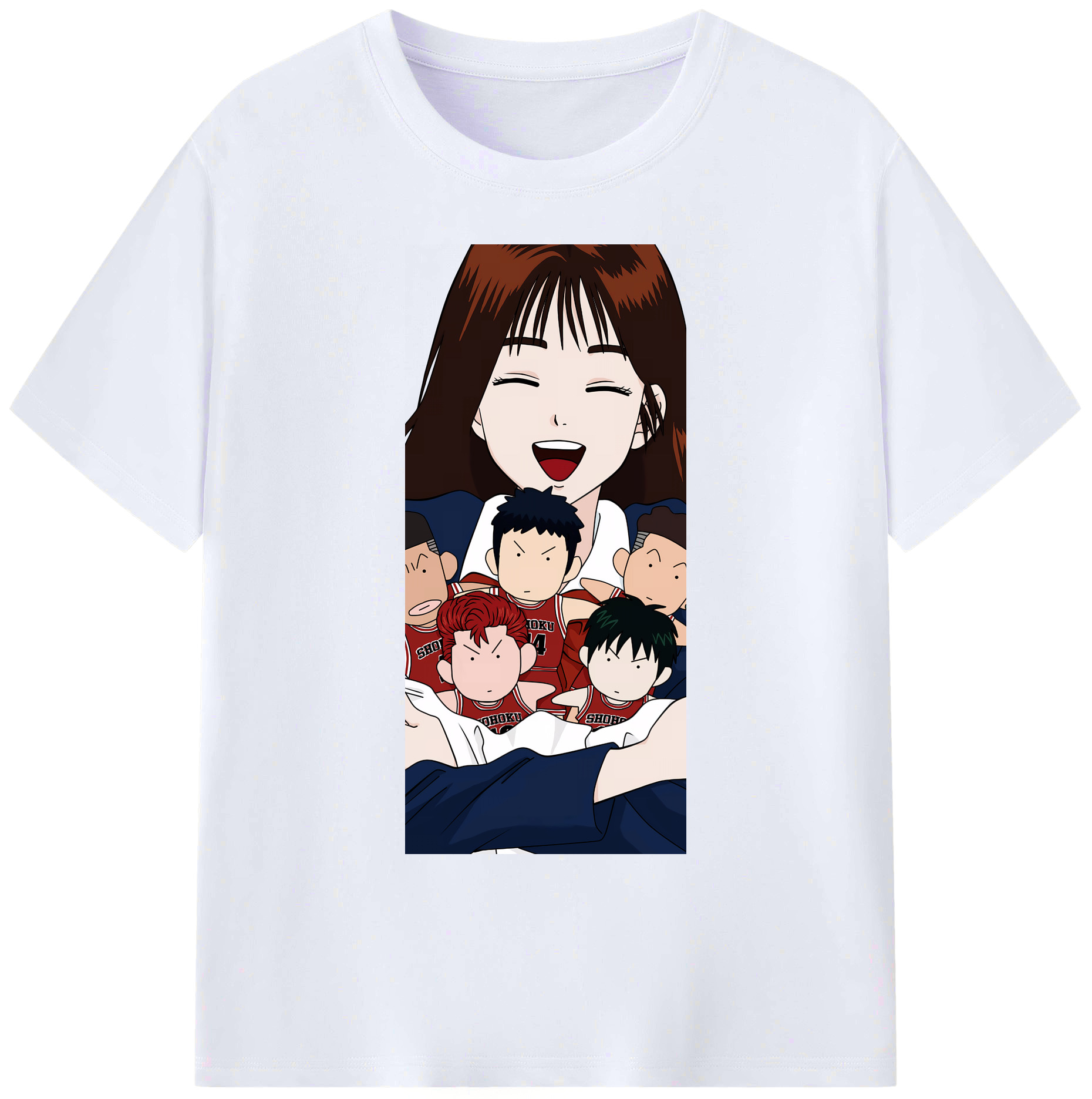 （画像用） SLAM DUNK／スラムダンク 綿100％ メンズ半袖Tシャツ｜肌触りやわらか＆通気性