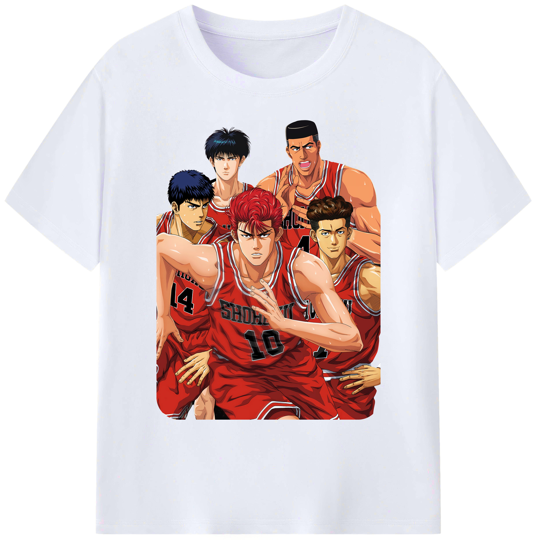 （画像用） SLAM DUNK／スラムダンク 綿100％ メンズ半袖Tシャツ｜肌触りやわらか＆通気性