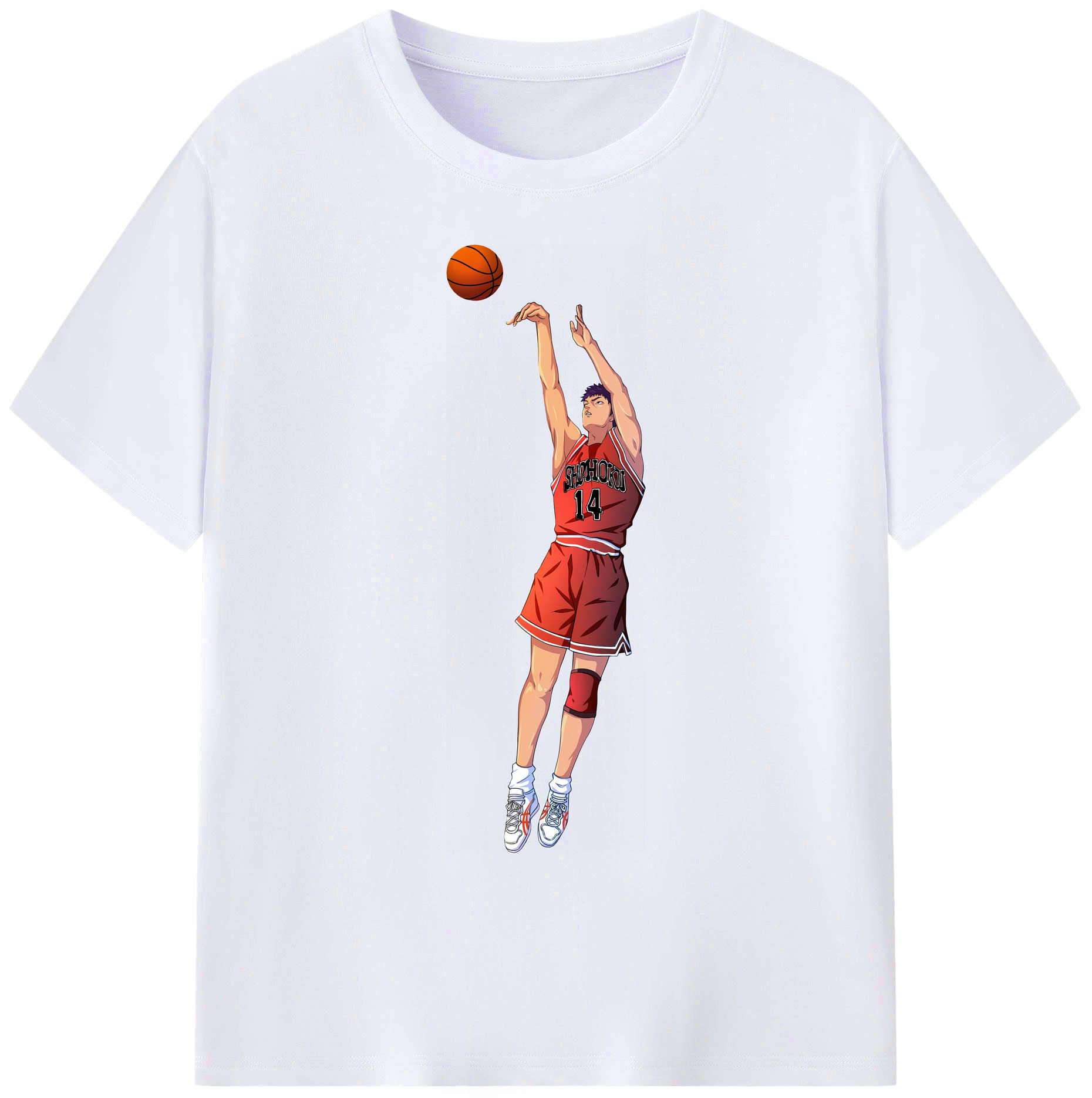 （画像用） SLAM DUNK／スラムダンク 綿100％ メンズ半袖Tシャツ｜肌触りやわらか＆通気性