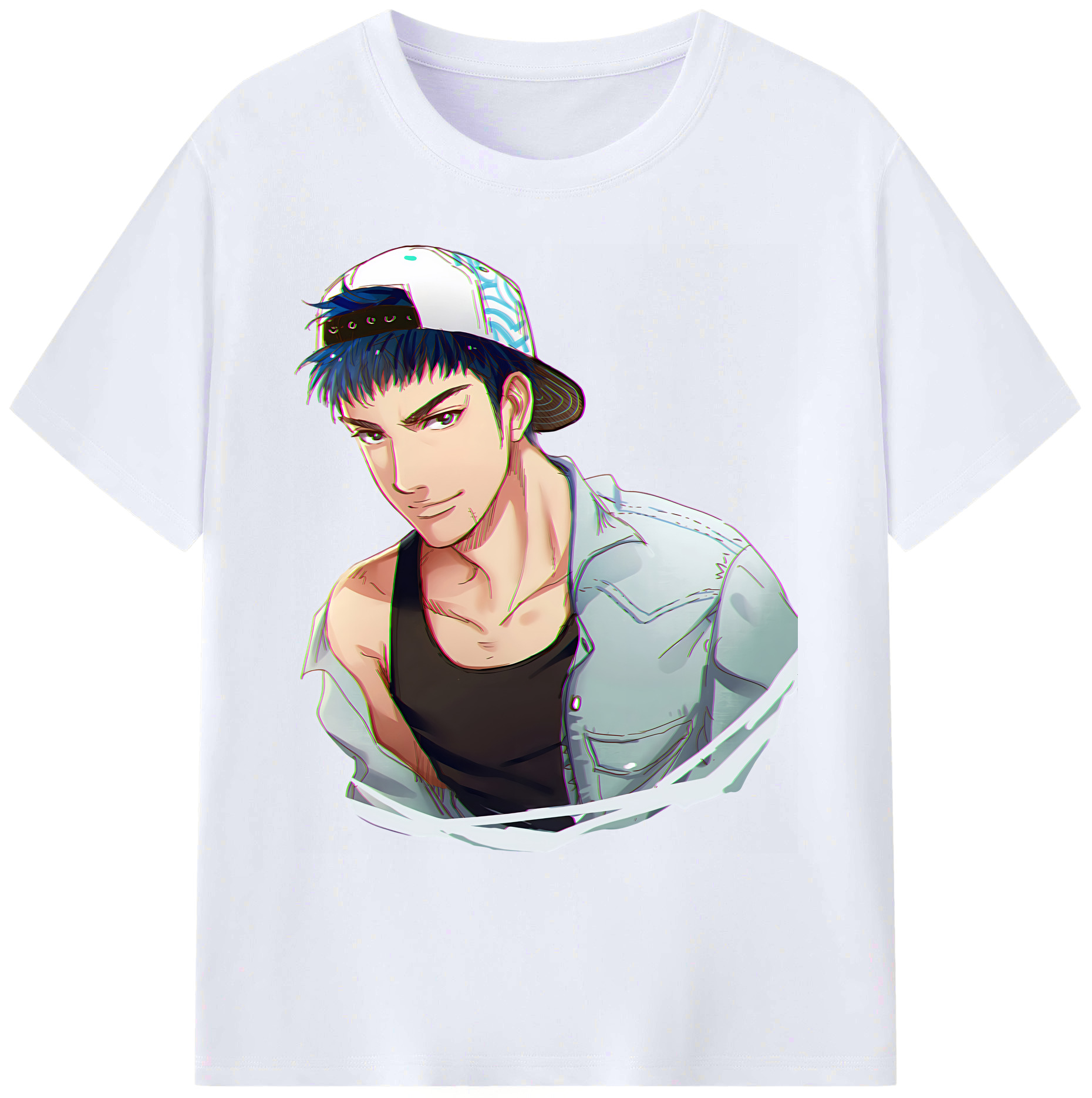 （画像用） SLAM DUNK／スラムダンク 綿100％ メンズ半袖Tシャツ｜肌触りやわらか＆通気性
