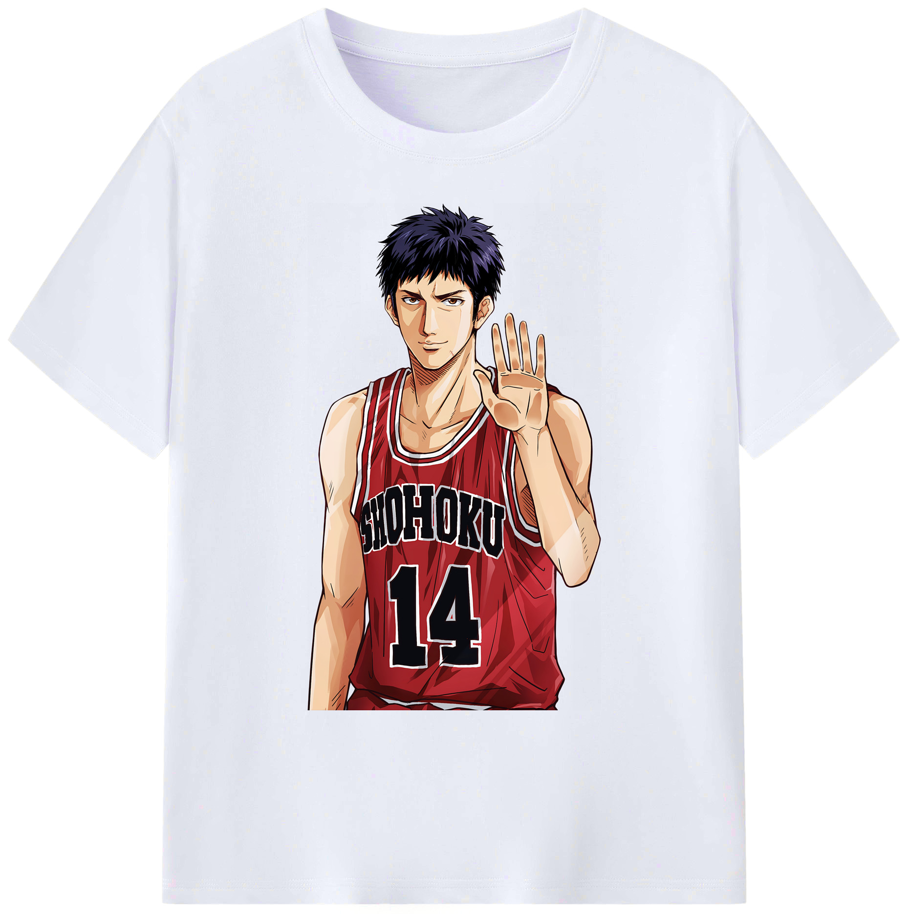（画像用） SLAM DUNK／スラムダンク 綿100％ メンズ半袖Tシャツ｜肌触りやわらか＆通気性