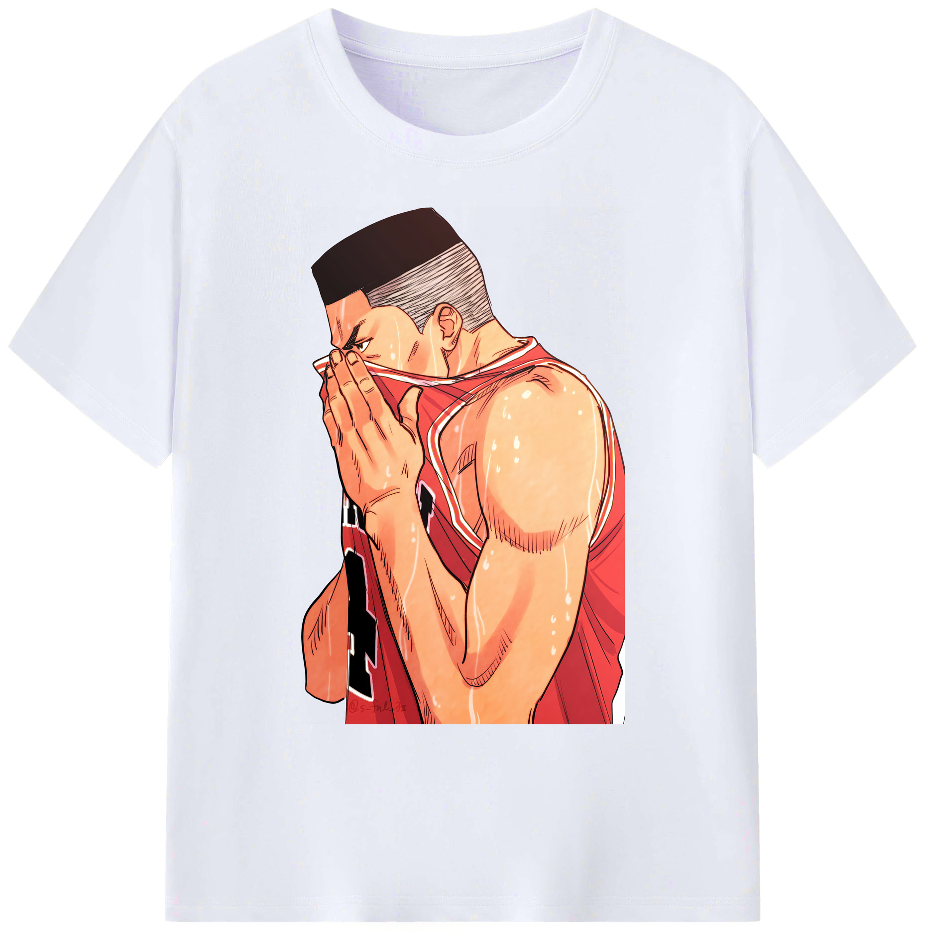 （画像用） SLAM DUNK／スラムダンク 綿100％ メンズ半袖Tシャツ｜肌触りやわらか＆通気性