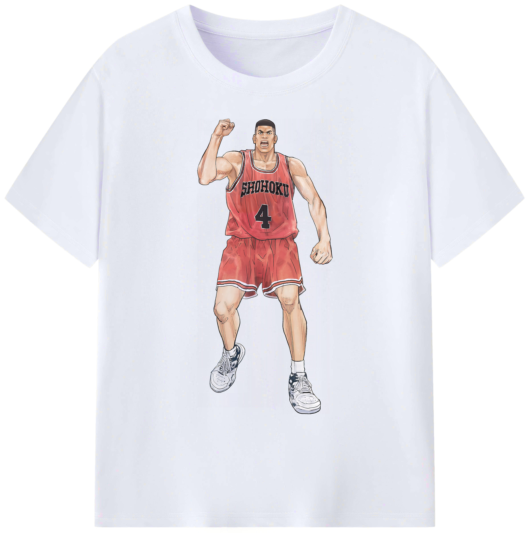 （画像用） SLAM DUNK／スラムダンク 綿100％ メンズ半袖Tシャツ｜肌触りやわらか＆通気性