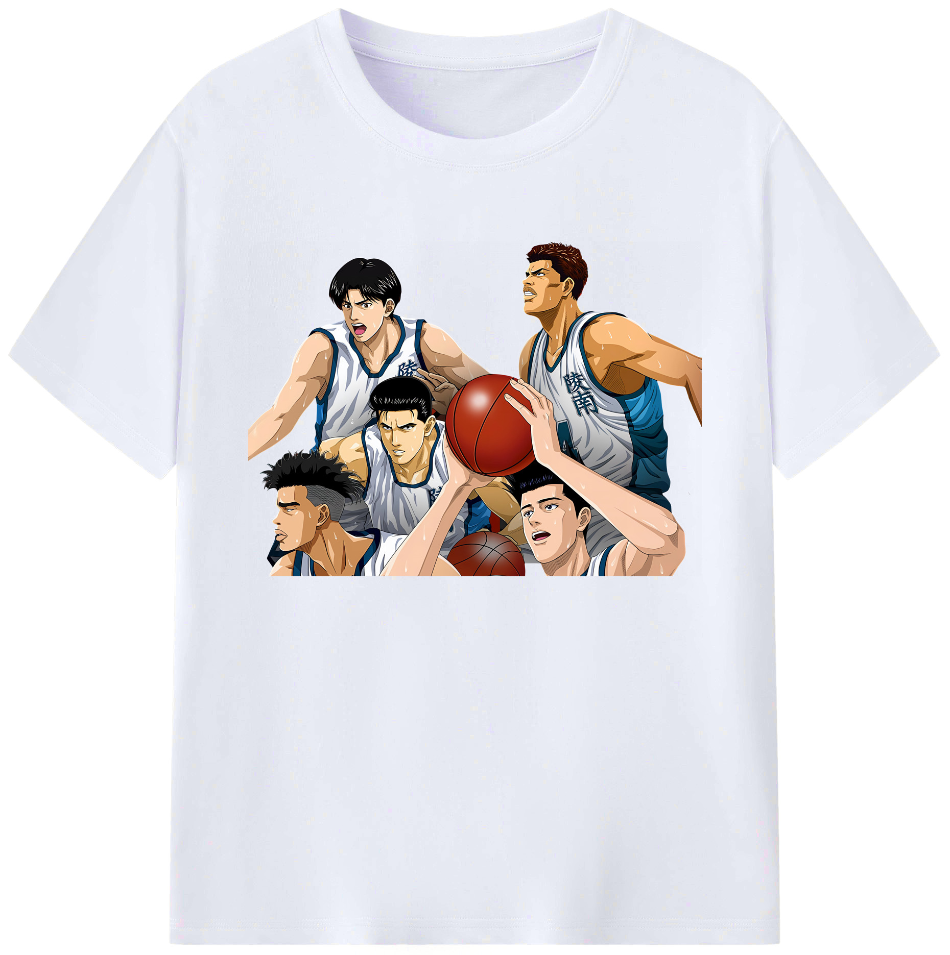 （画像用） SLAM DUNK／スラムダンク 綿100％ メンズ半袖Tシャツ｜肌触りやわらか＆通気性