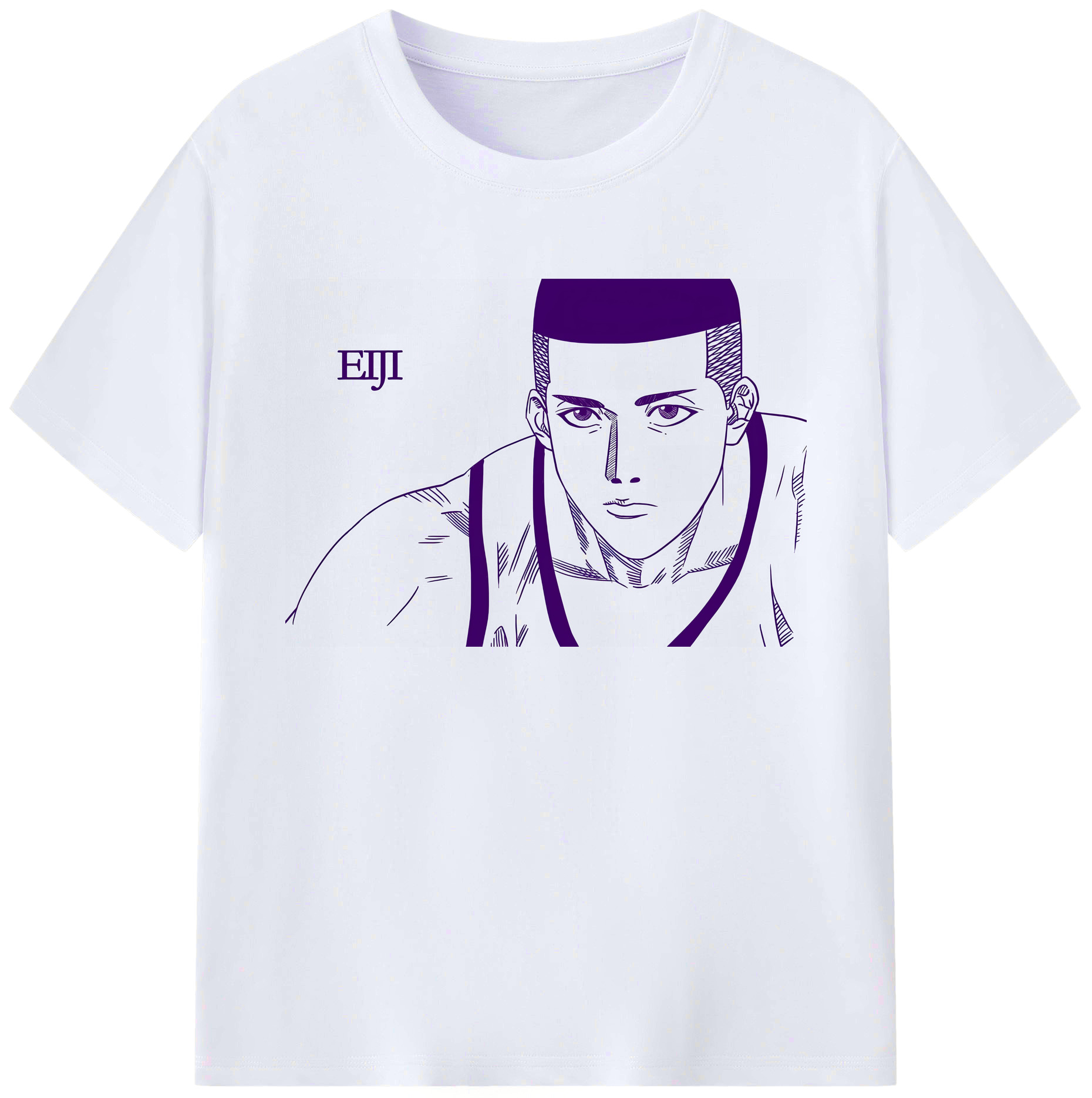 （画像用） SLAM DUNK／スラムダンク 綿100％ メンズ半袖Tシャツ｜肌触りやわらか＆通気性