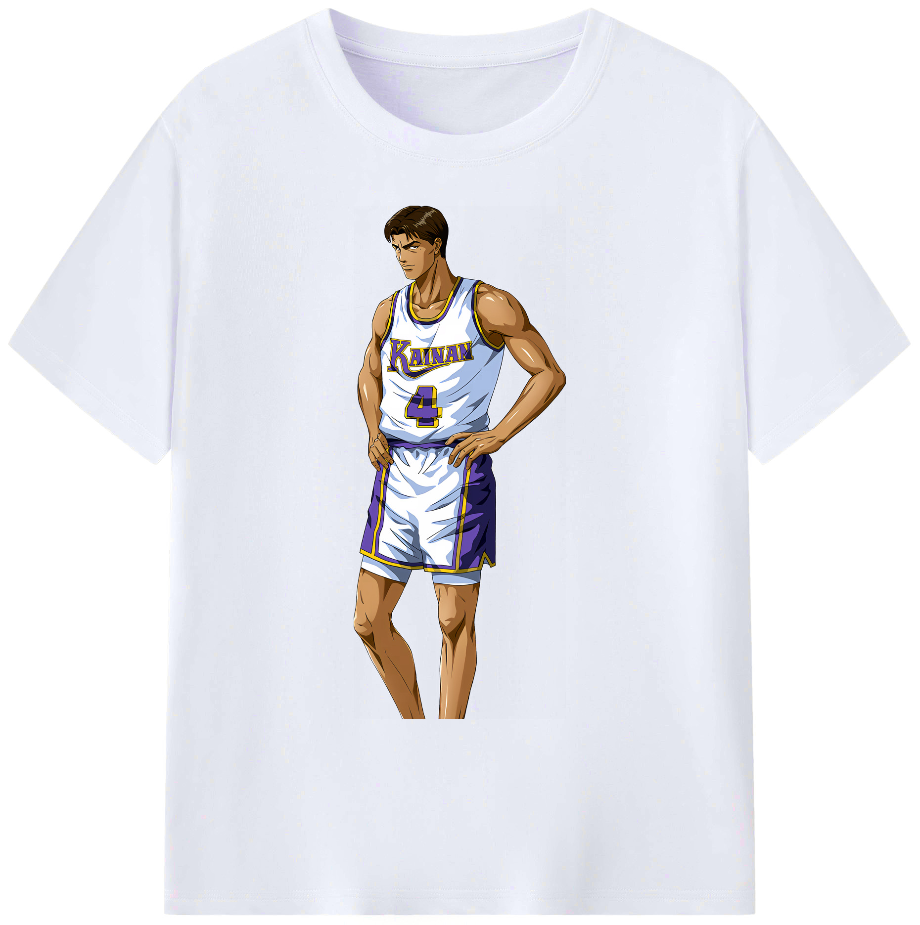 （画像用） SLAM DUNK／スラムダンク 綿100％ メンズ半袖Tシャツ｜肌触りやわらか＆通気性