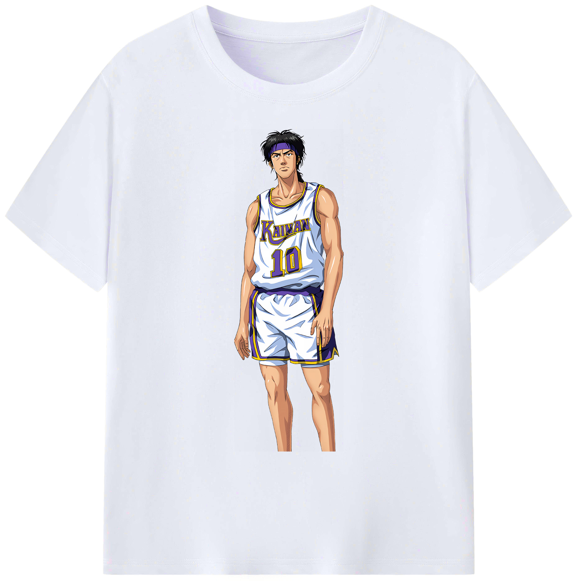 （画像用） SLAM DUNK／スラムダンク 綿100％ メンズ半袖Tシャツ｜肌触りやわらか＆通気性