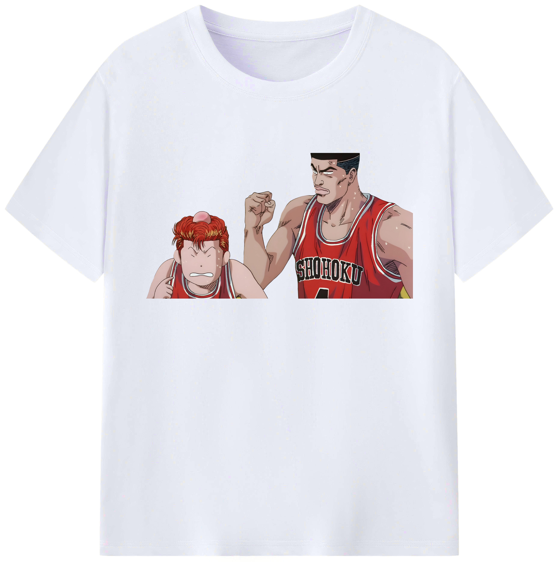（画像用） SLAM DUNK／スラムダンク 綿100％ メンズ半袖Tシャツ｜肌触りやわらか＆通気性