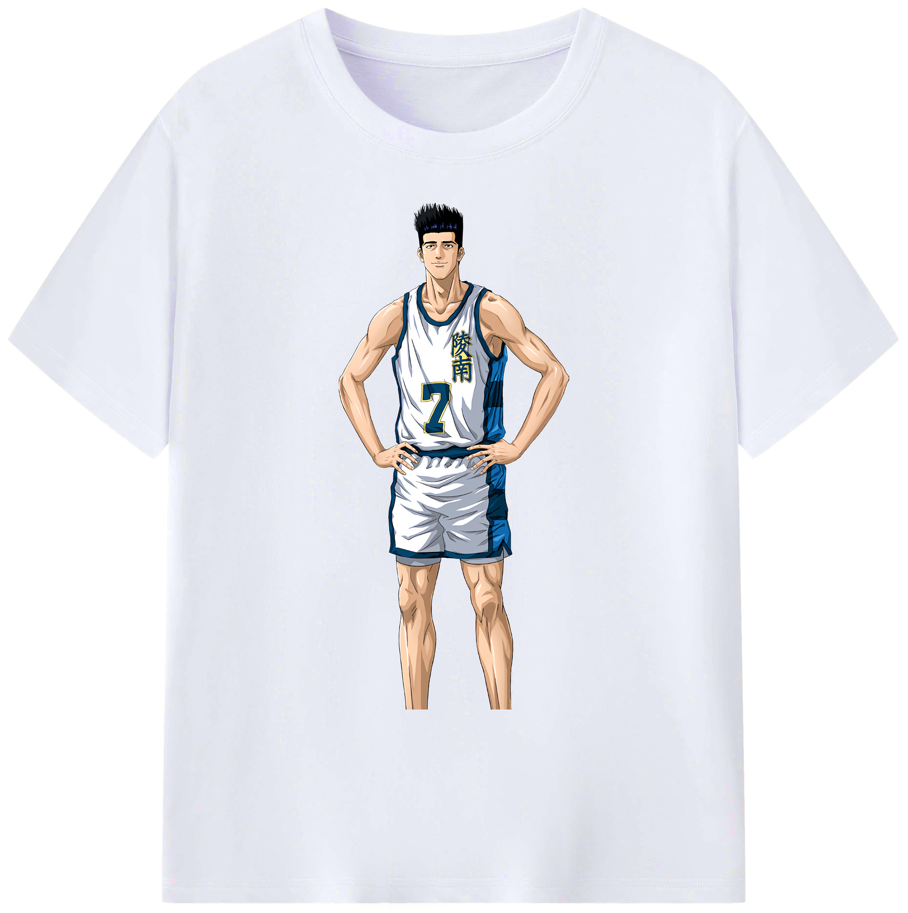 （画像用） SLAM DUNK／スラムダンク 綿100％ メンズ半袖Tシャツ｜肌触りやわらか＆通気性
