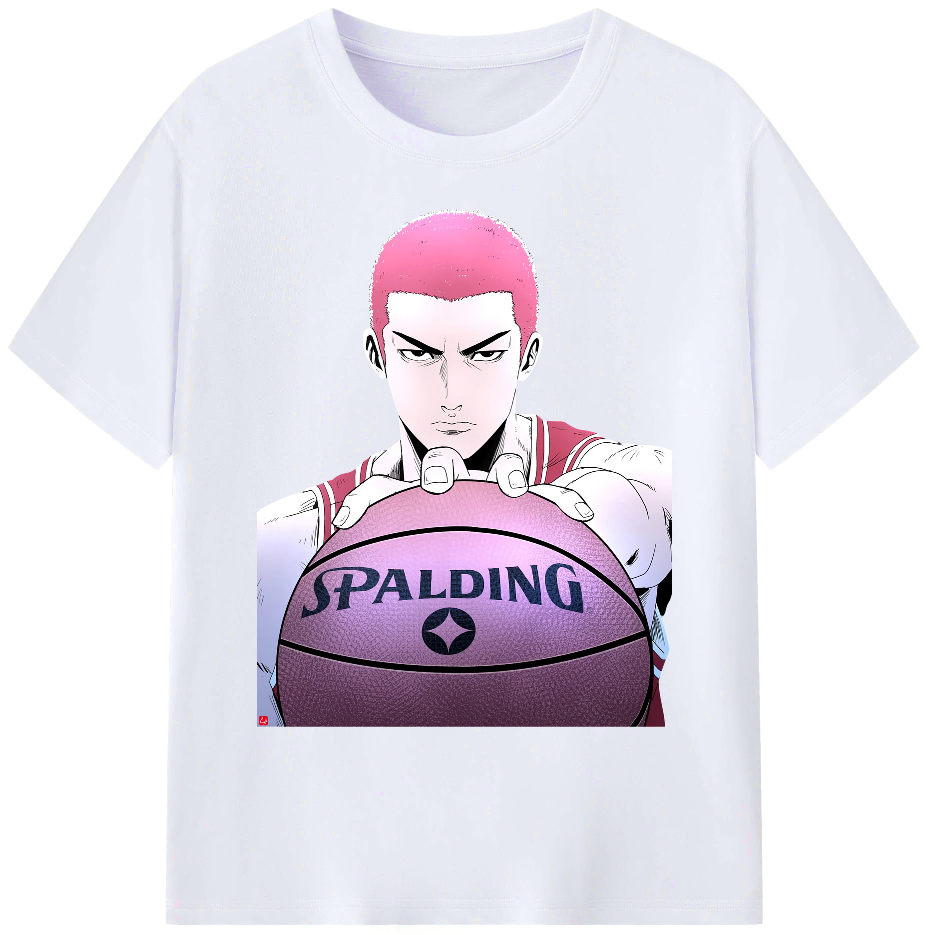 （画像用） SLAM DUNK／スラムダンク 綿100％ メンズ半袖Tシャツ｜肌触りやわらか＆通気性
