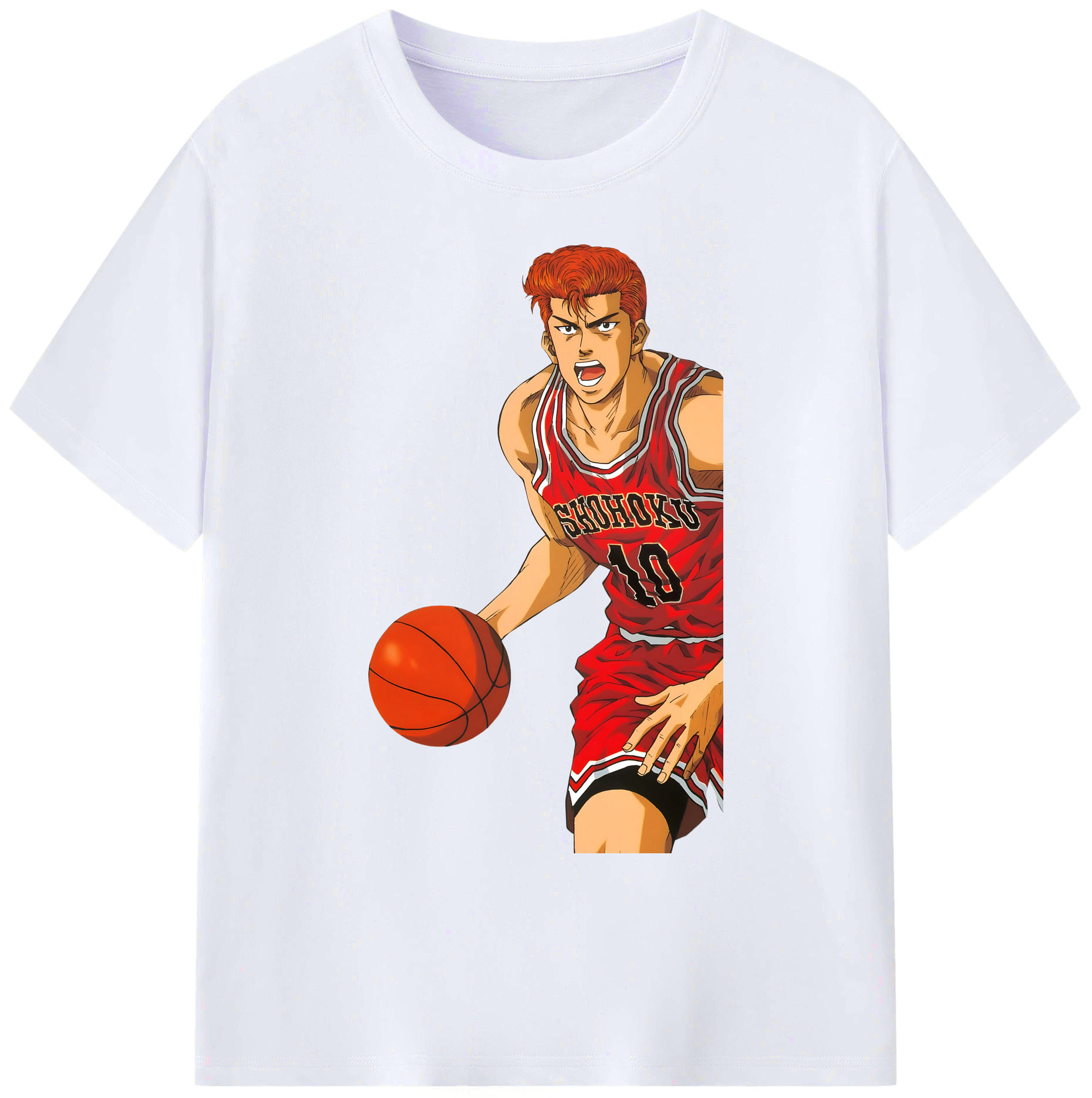 （画像用） SLAM DUNK／スラムダンク 綿100％ メンズ半袖Tシャツ｜肌触りやわらか＆通気性