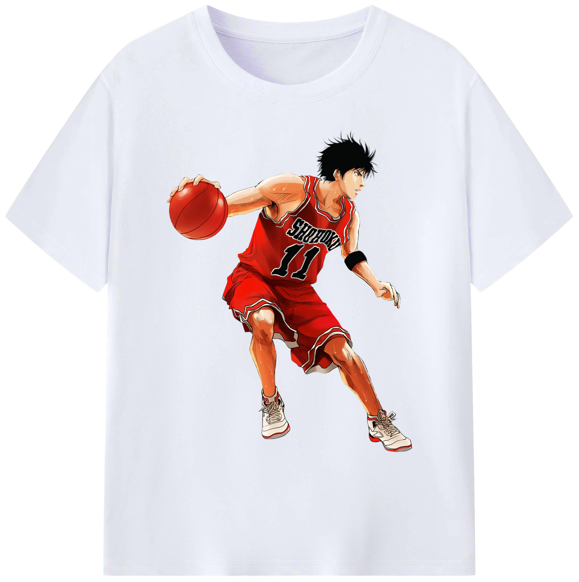 （画像用） SLAM DUNK／スラムダンク 綿100％ メンズ半袖Tシャツ｜肌触りやわらか＆通気性