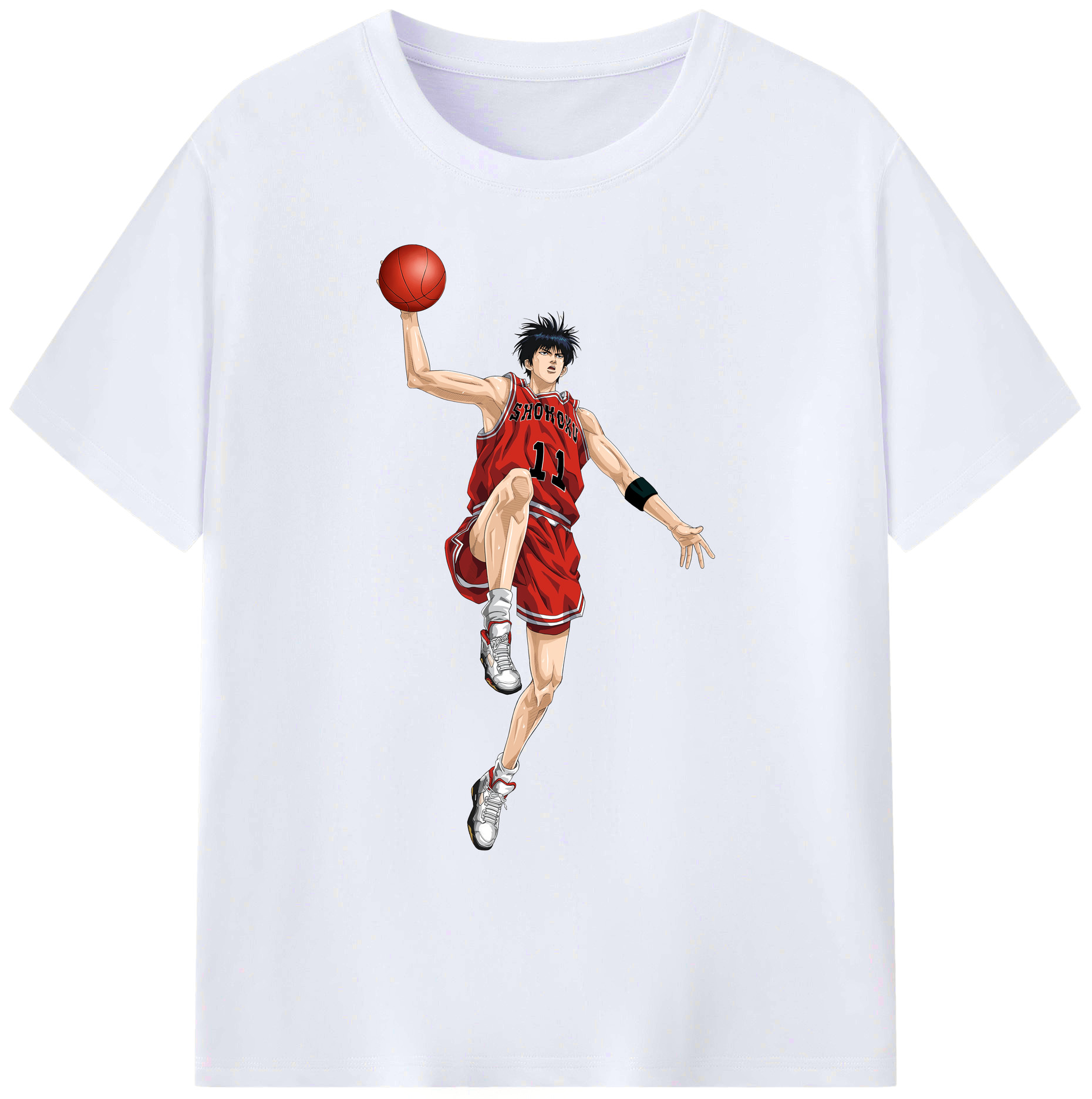 （画像用） SLAM DUNK／スラムダンク 綿100％ メンズ半袖Tシャツ｜肌触りやわらか＆通気性