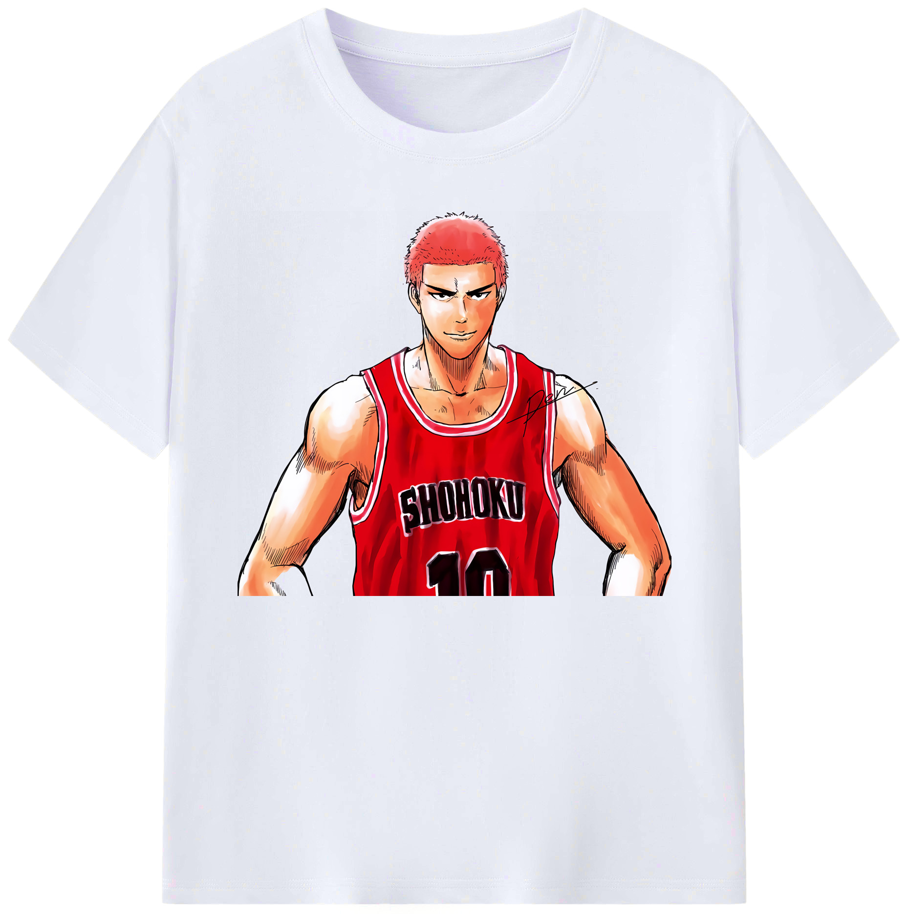 （画像用） SLAM DUNK／スラムダンク 綿100％ メンズ半袖Tシャツ｜肌触りやわらか＆通気性