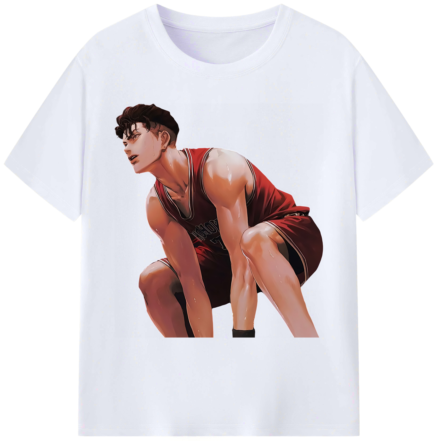 （画像用） SLAM DUNK／スラムダンク 綿100％ メンズ半袖Tシャツ｜肌触りやわらか＆通気性