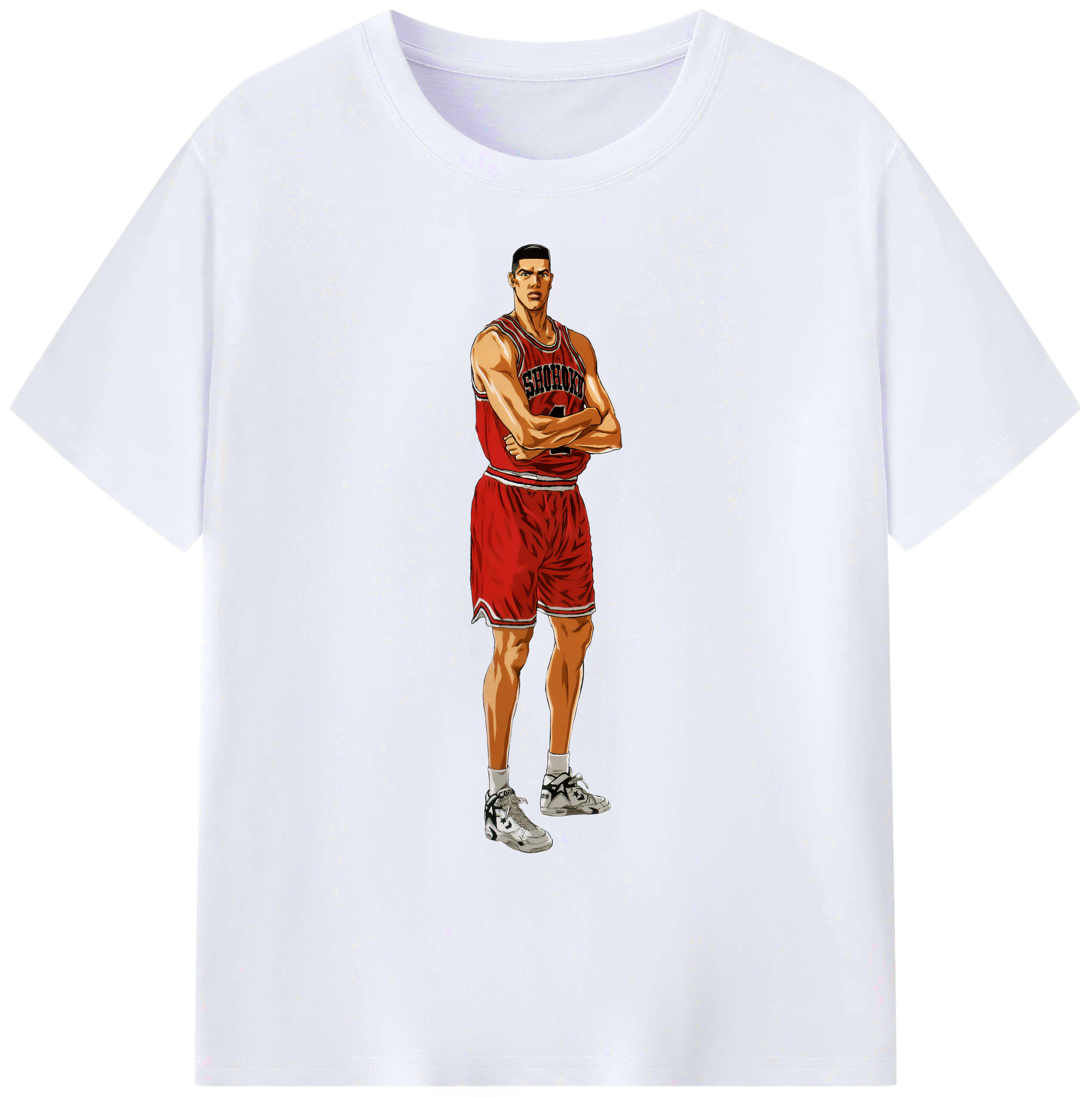 （画像用） SLAM DUNK／スラムダンク 綿100％ メンズ半袖Tシャツ｜肌触りやわらか＆通気性