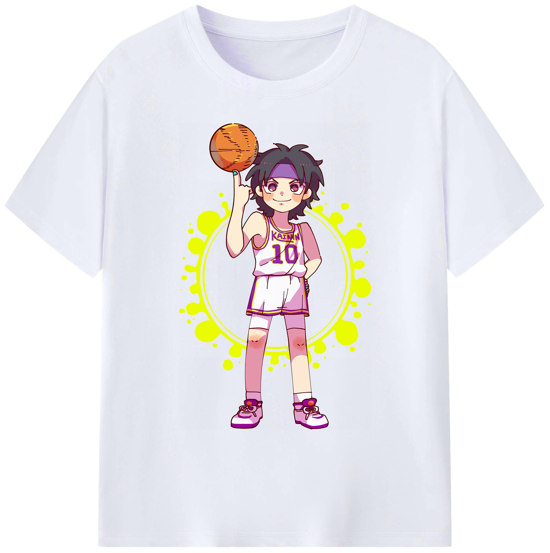 （画像用） SLAM DUNK／スラムダンク 綿100％ メンズ半袖Tシャツ｜肌触りやわらか＆通気性
