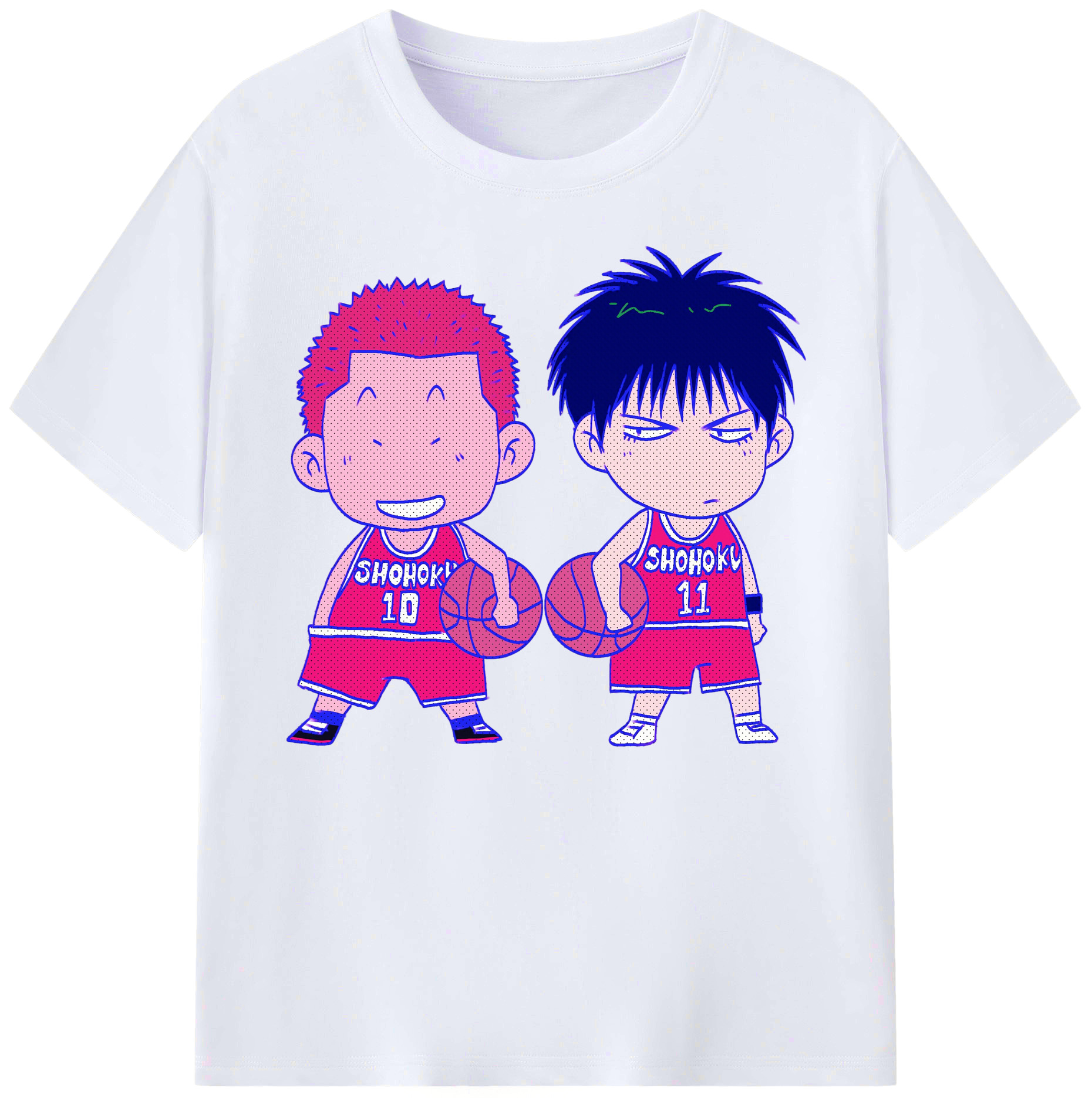 （画像用） SLAM DUNK／スラムダンク 綿100％ メンズ半袖Tシャツ｜肌触りやわらか＆通気性