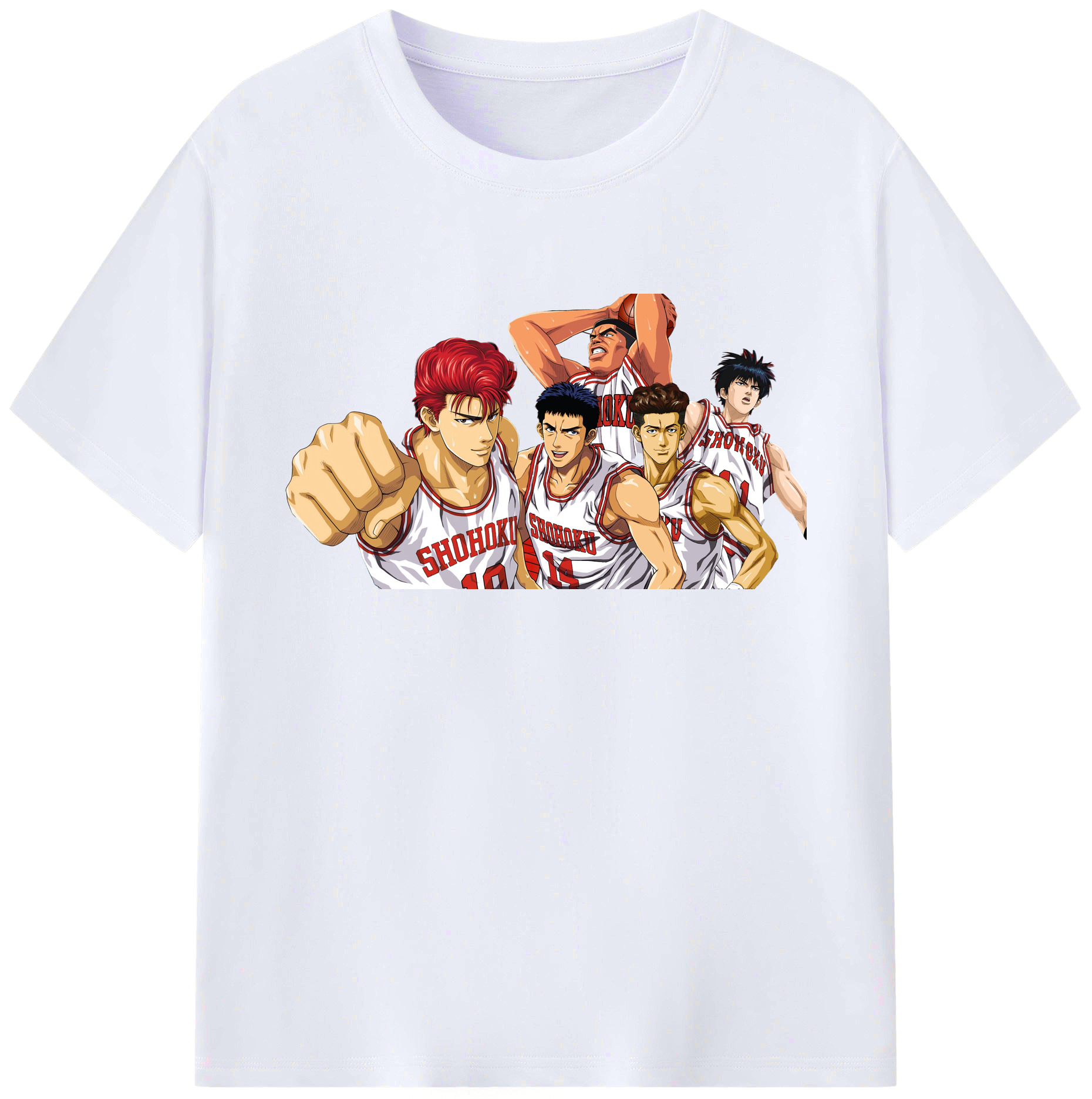 （画像用） SLAM DUNK／スラムダンク 綿100％ メンズ半袖Tシャツ｜肌触りやわらか＆通気性