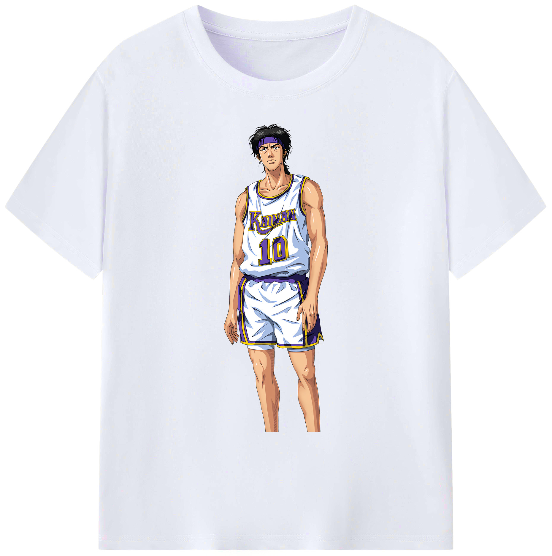 （画像用） SLAM DUNK／スラムダンク 綿100％ メンズ半袖Tシャツ｜肌触りやわらか＆通気性