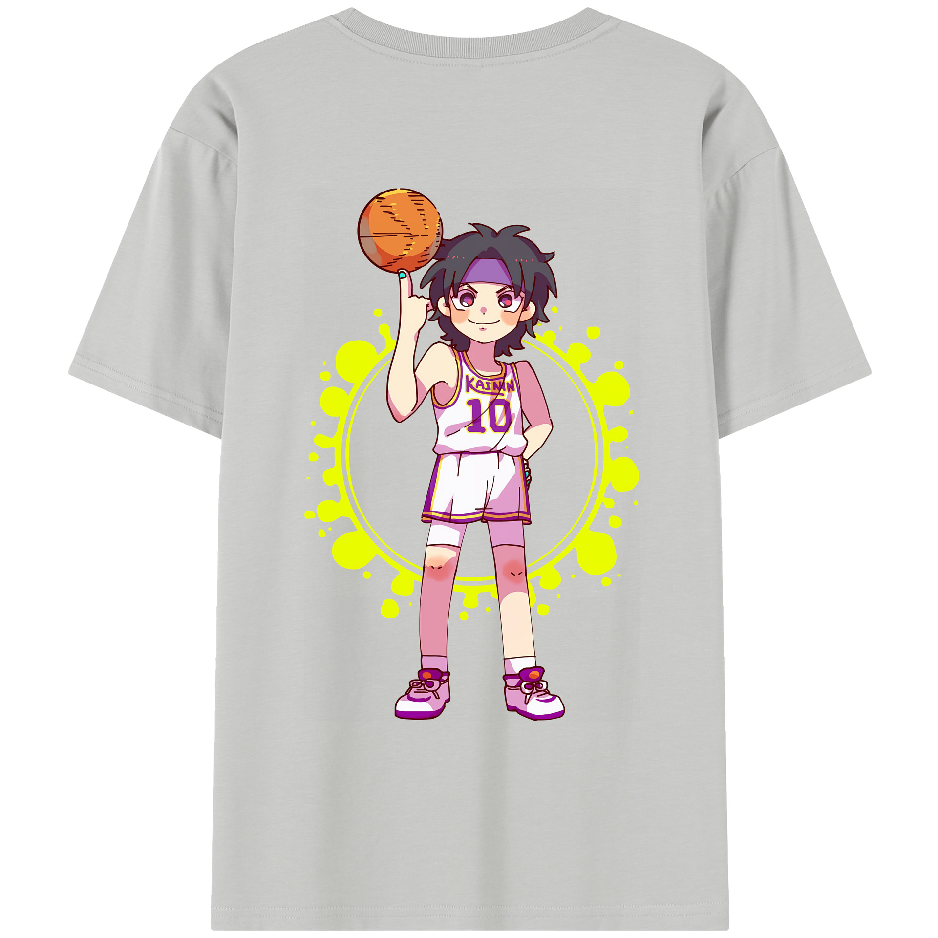 SLAM DUNK／スラムダンク レディース半袖Tシャツ(バックプリント)