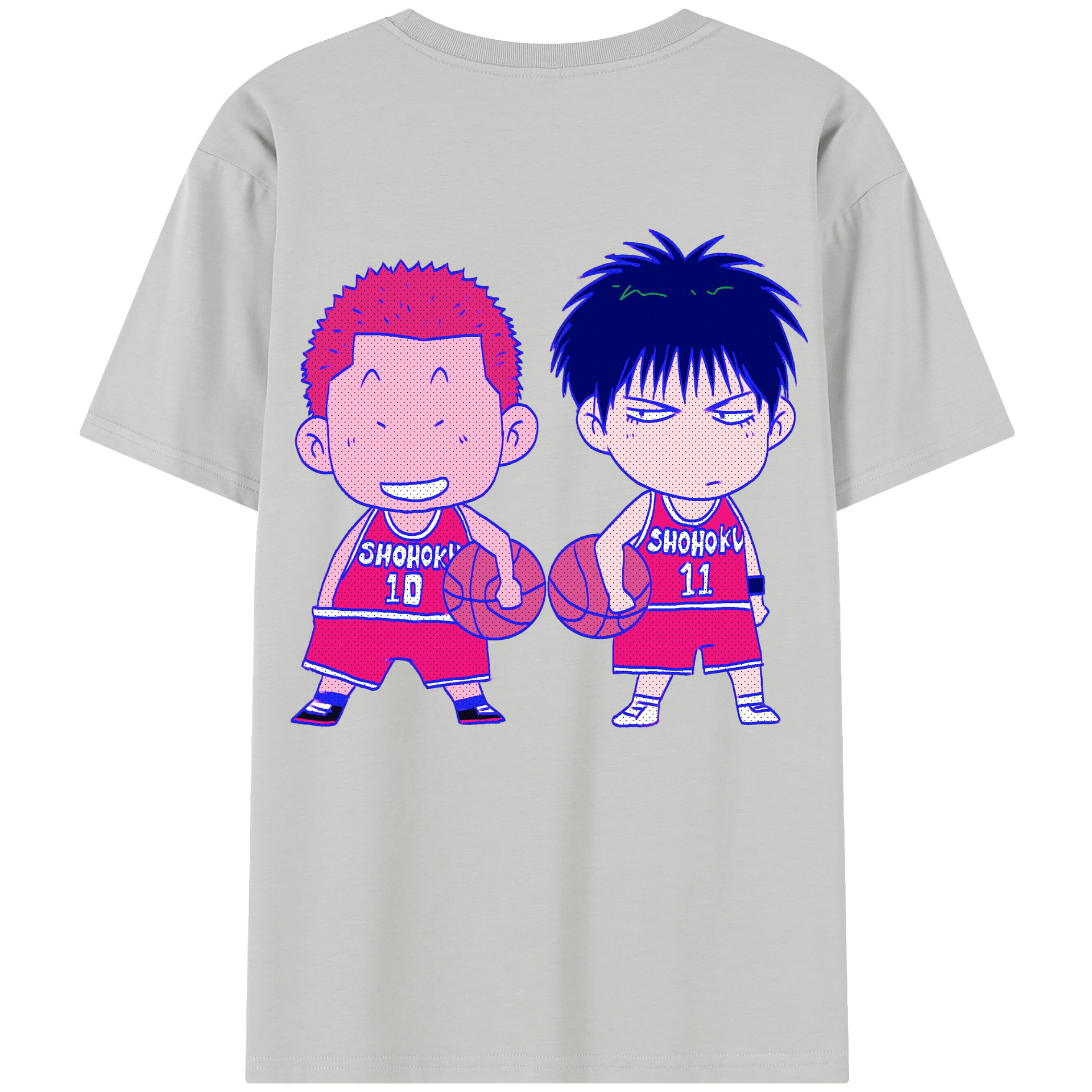 SLAM DUNK／スラムダンク レディース半袖Tシャツ(バックプリント)