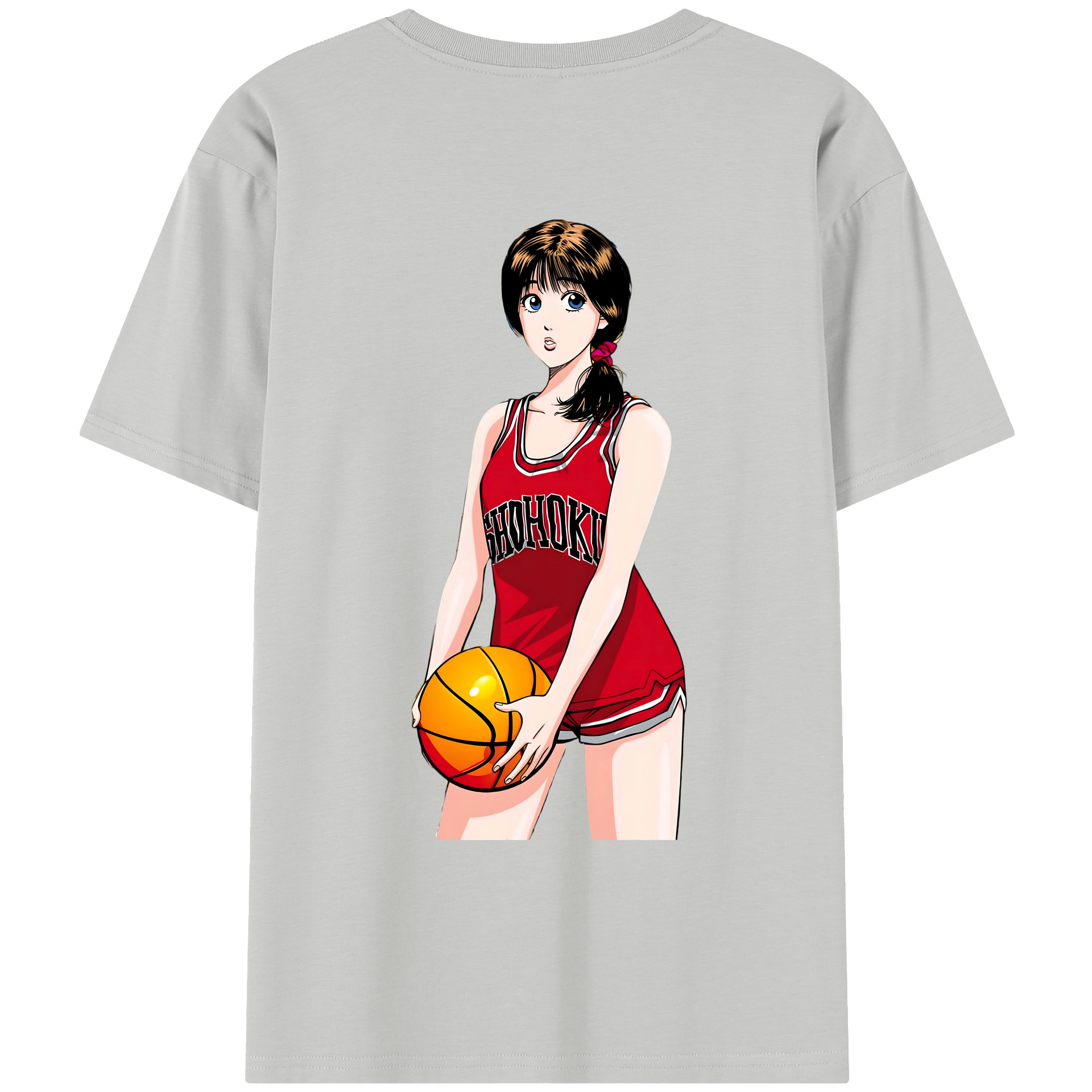 SLAM DUNK／スラムダンク レディース半袖Tシャツ(バックプリント)
