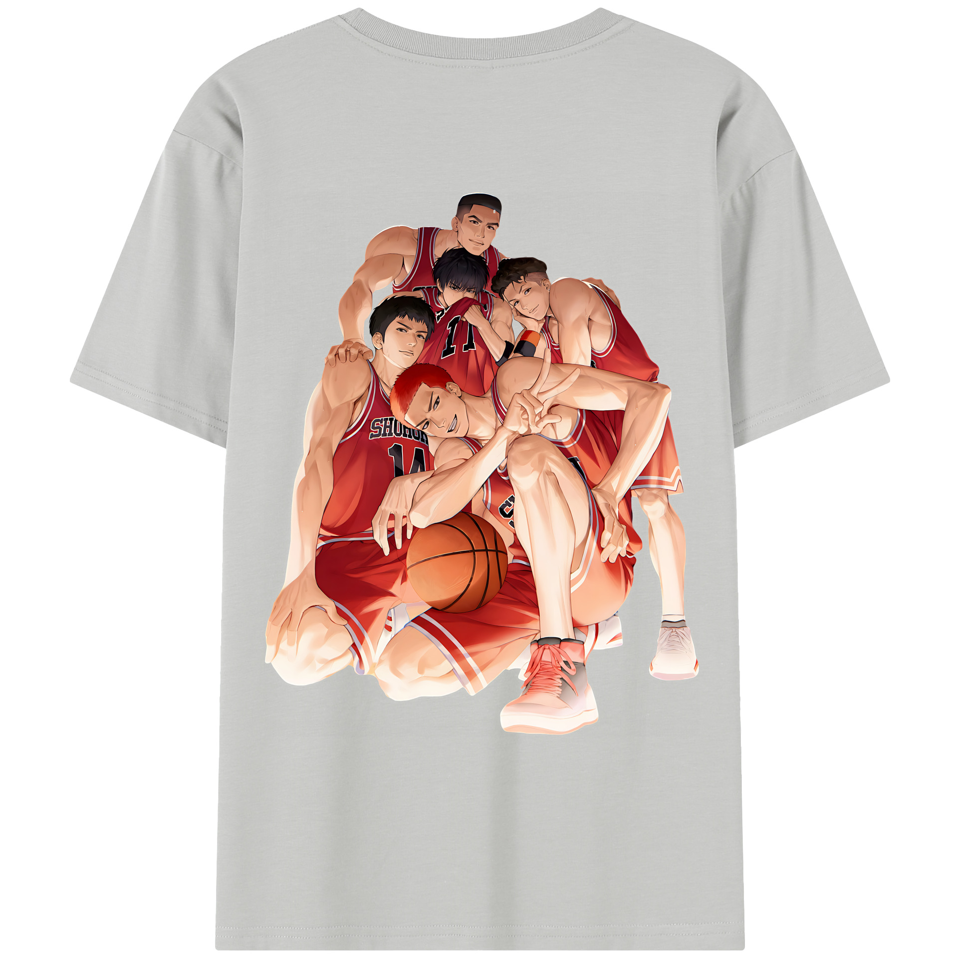（画像用） SLAM DUNK／スラムダンク レディース半袖Tシャツ(バックプリント)