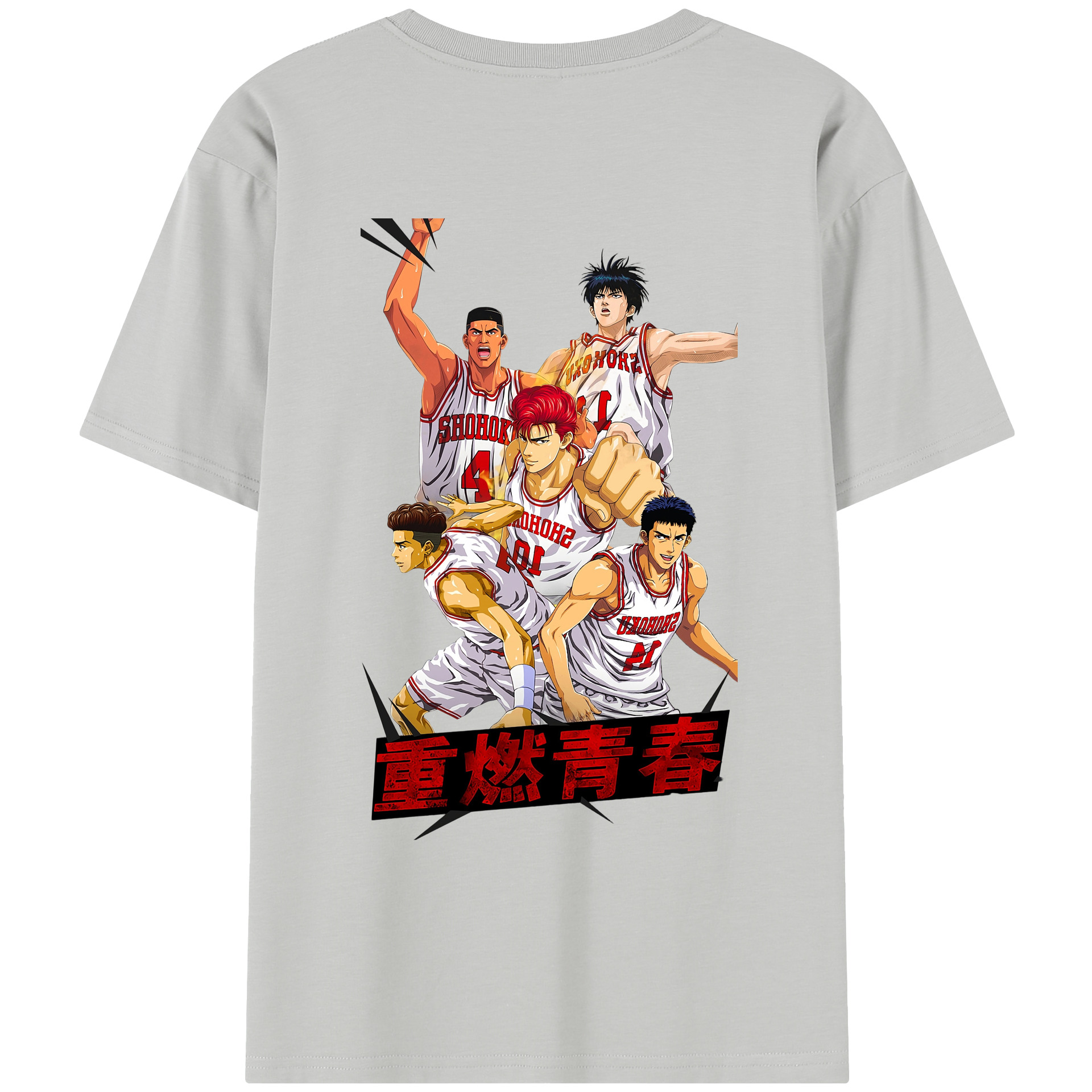 SLAM DUNK／スラムダンク レディース半袖Tシャツ(バックプリント)