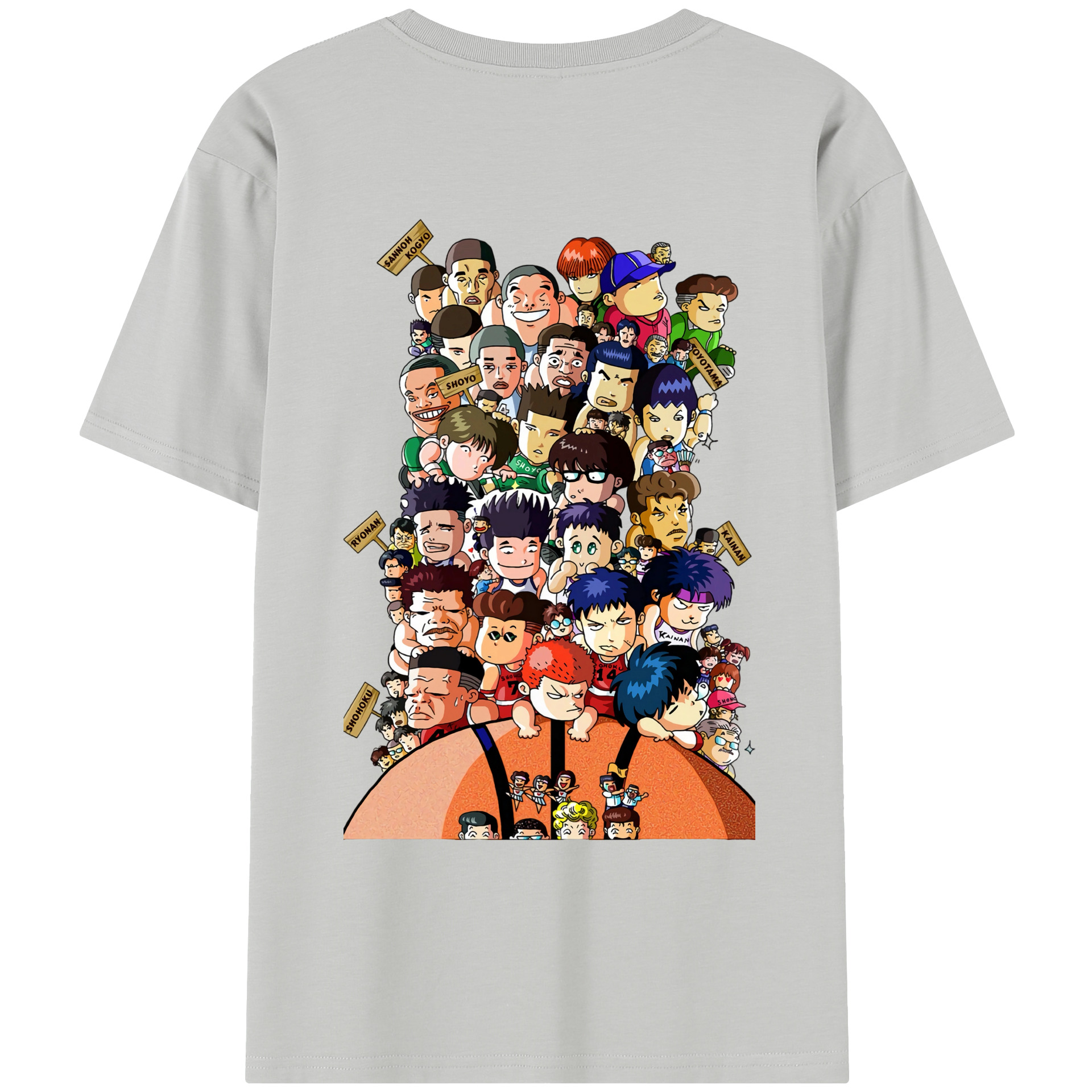 SLAM DUNK／スラムダンク レディース半袖Tシャツ(バックプリント)