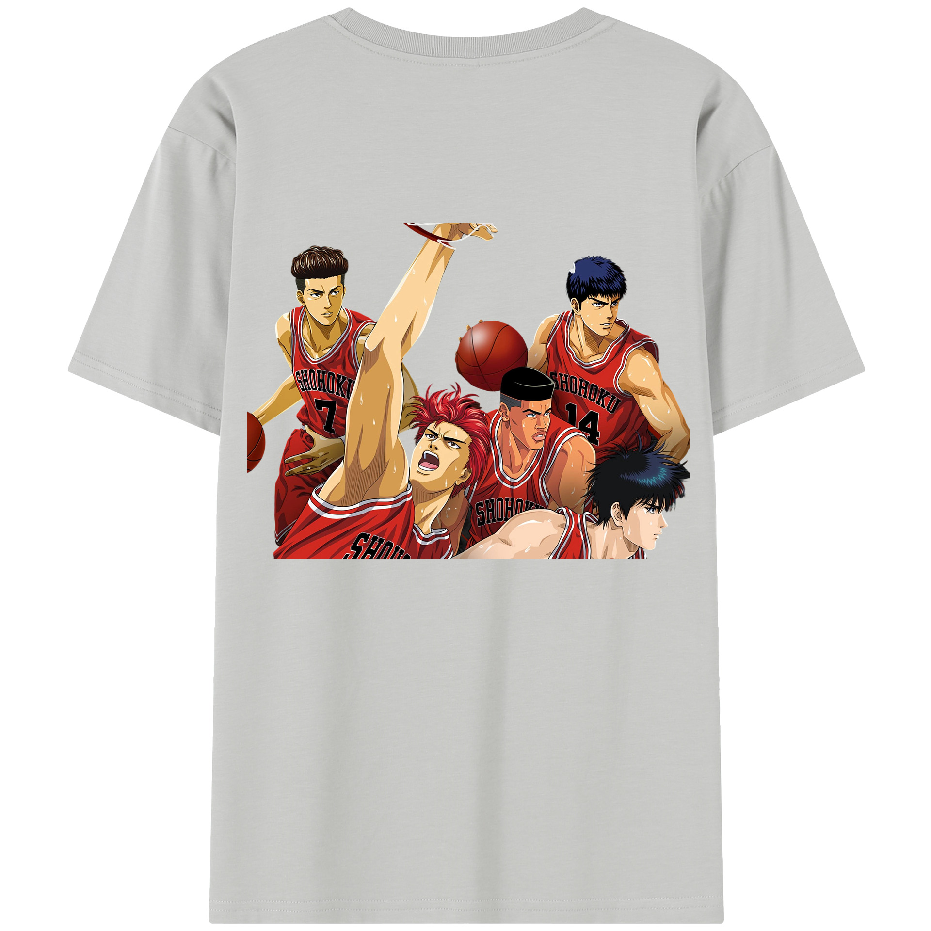 SLAM DUNK／スラムダンク レディース半袖Tシャツ(バックプリント)
