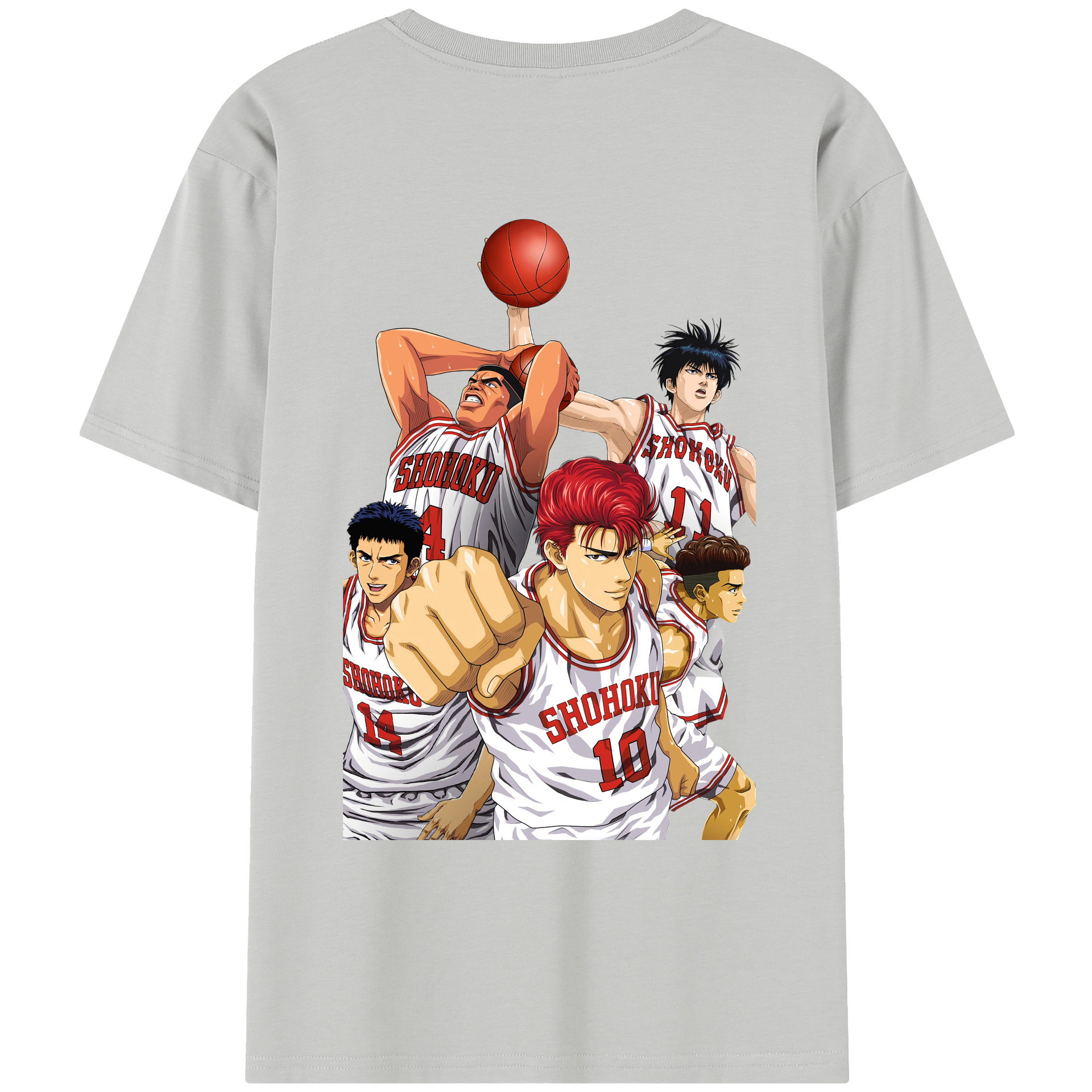 SLAM DUNK／スラムダンク レディース半袖Tシャツ(バックプリント)