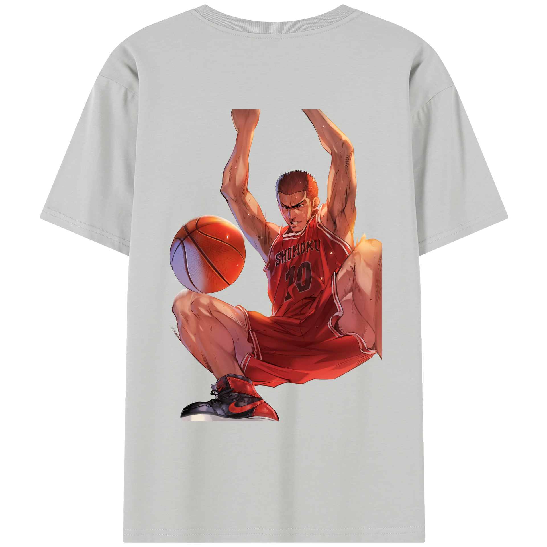 SLAM DUNK／スラムダンク レディース半袖Tシャツ(バックプリント)