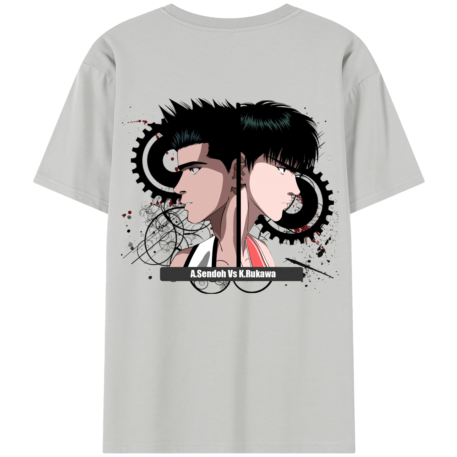 SLAM DUNK／スラムダンク レディース半袖Tシャツ(バックプリント)