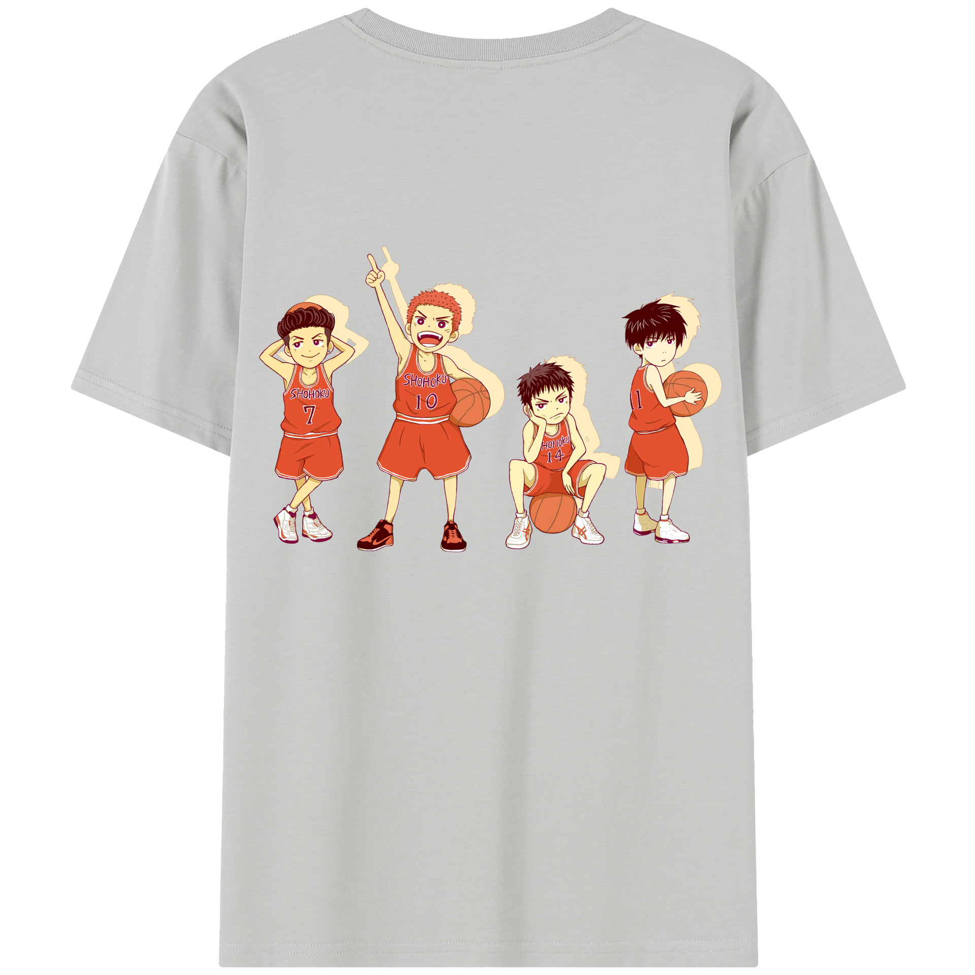 SLAM DUNK／スラムダンク レディース半袖Tシャツ(バックプリント)