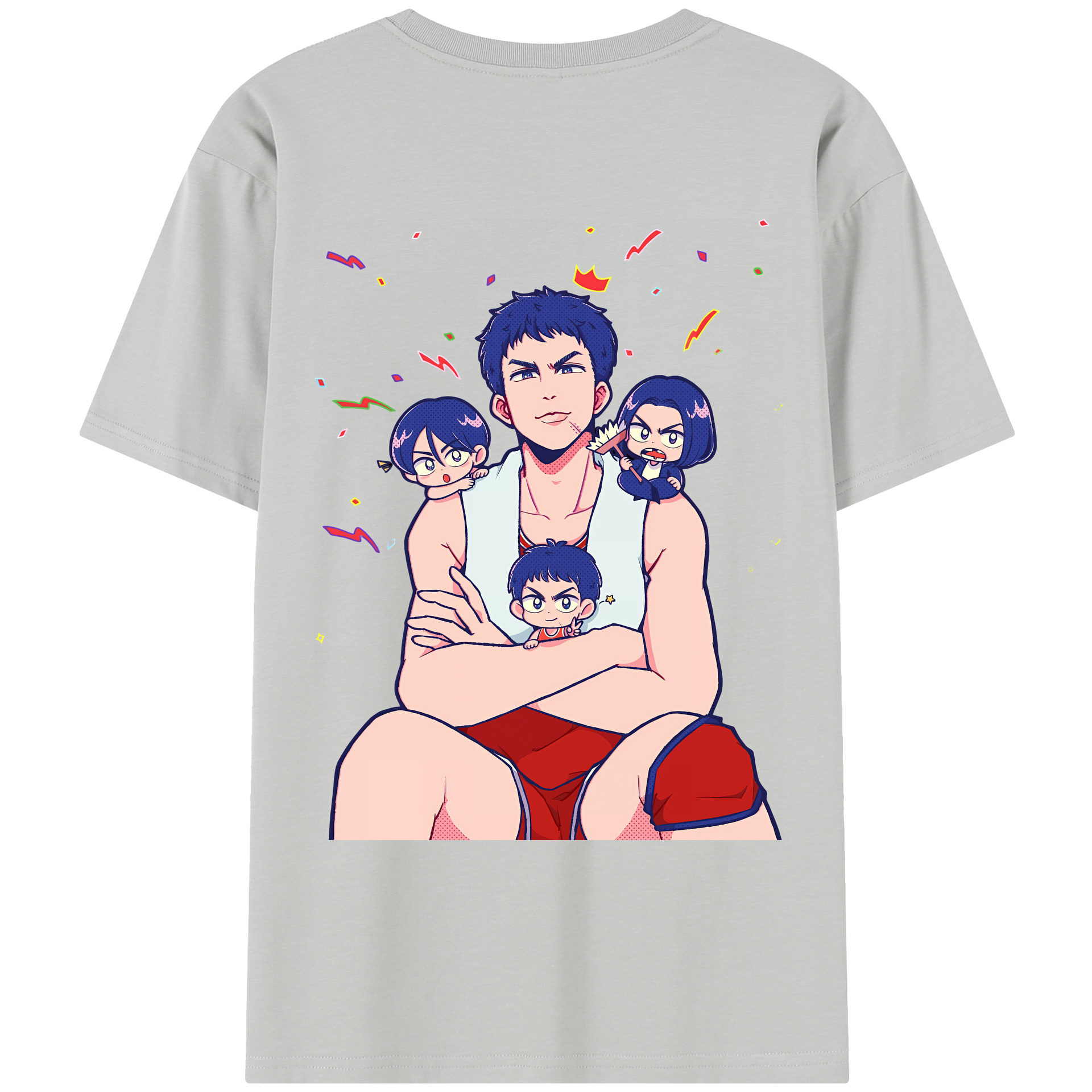 SLAM DUNK／スラムダンク レディース半袖Tシャツ(バックプリント)