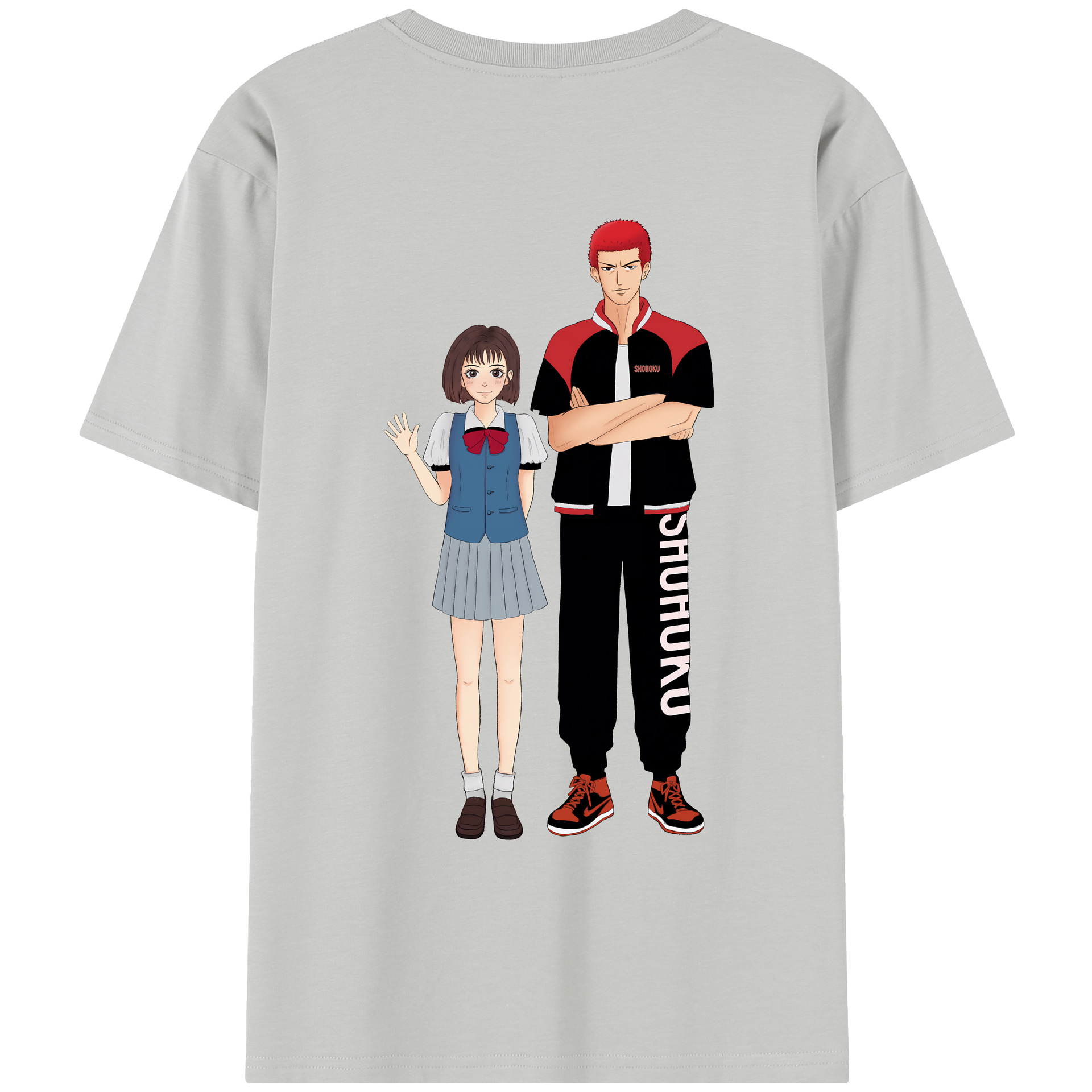 SLAM DUNK／スラムダンク レディース半袖Tシャツ(バックプリント)