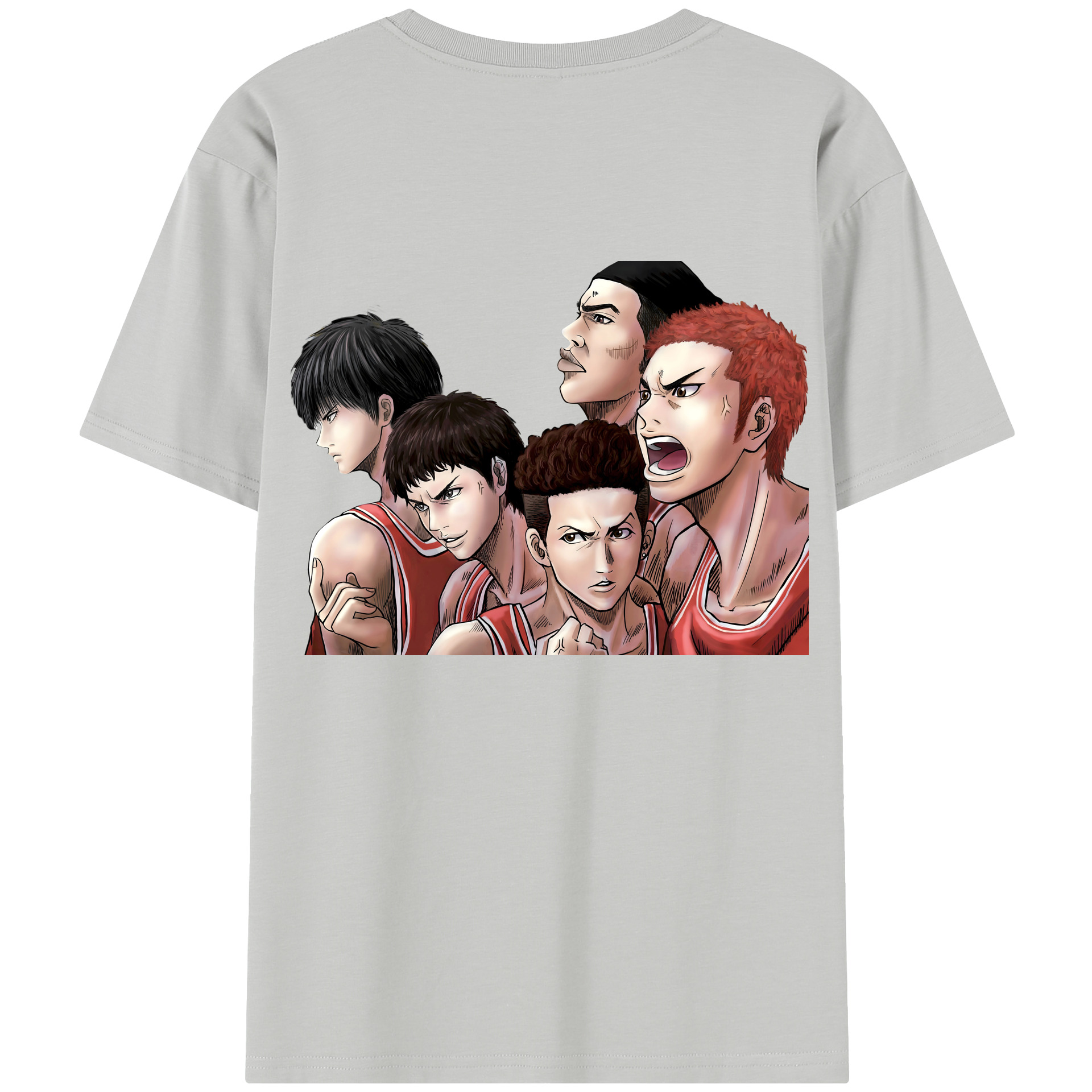 SLAM DUNK／スラムダンク レディース半袖Tシャツ(バックプリント)