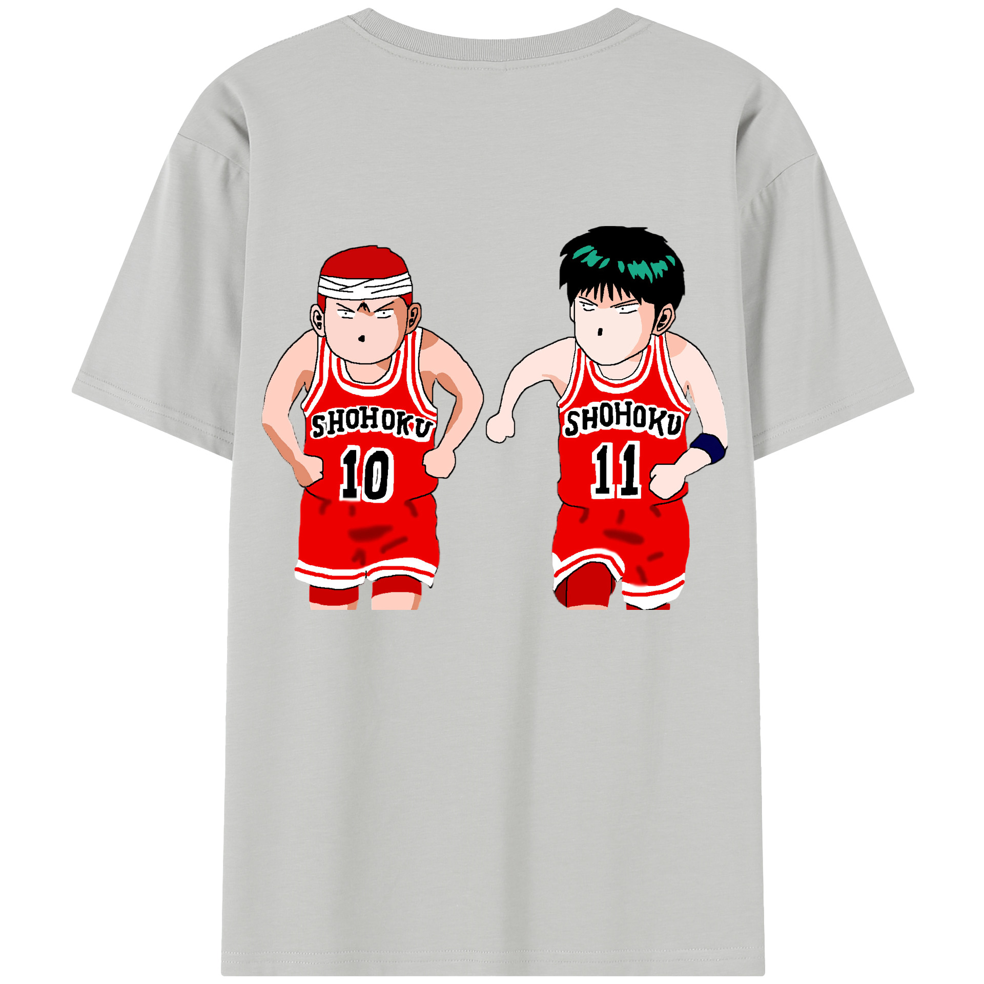 SLAM DUNK／スラムダンク レディース半袖Tシャツ(バックプリント)