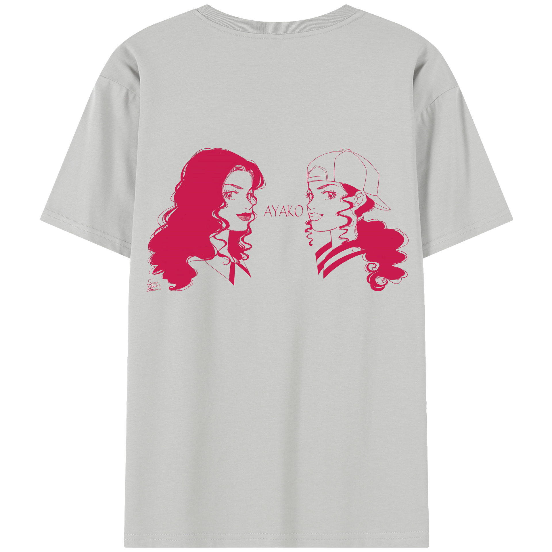 SLAM DUNK／スラムダンク レディース半袖Tシャツ(バックプリント)